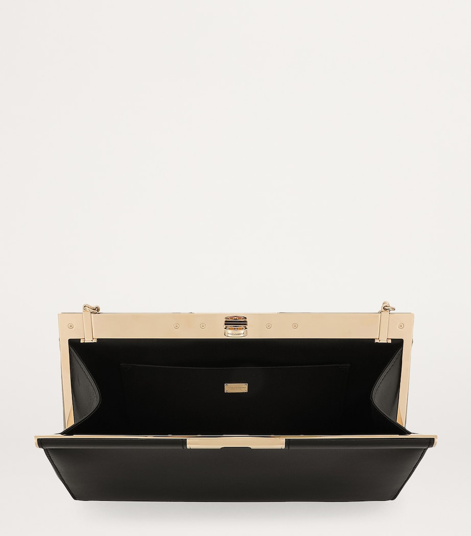 Large Nappa Leather Marlene Shoulder Bag 80999-BLACK Image 4