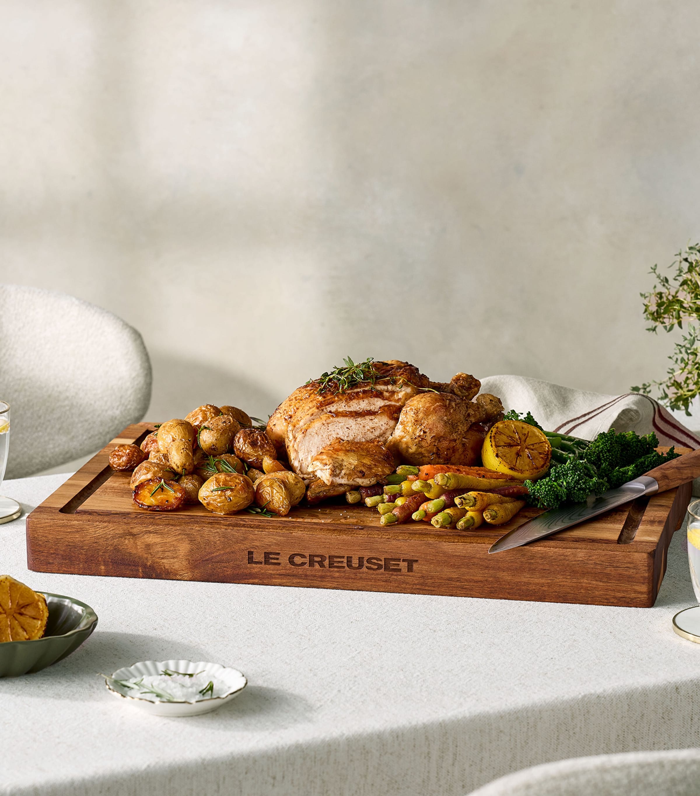 Acacia Wood Chopping Board (50cm) NO COLOUR Image 5