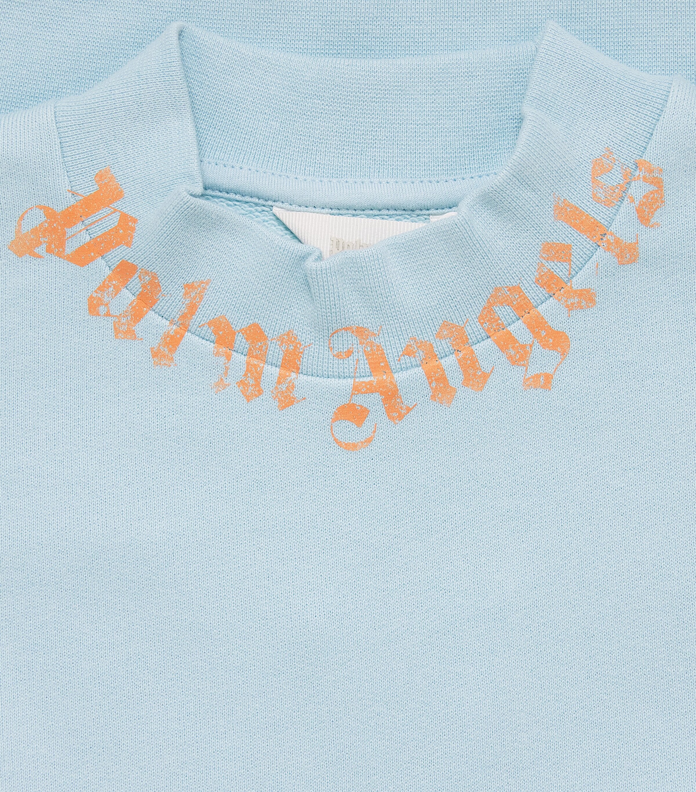 Palm Angels Kids Cotton Logo Sweatshirt (4-12+ Years) Bimbo/bby Blu Image 3