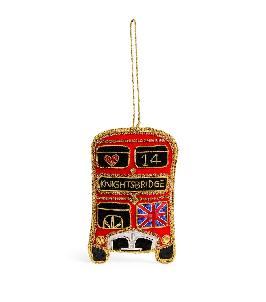 Beaded London Bus Decoration MULTI Image 1