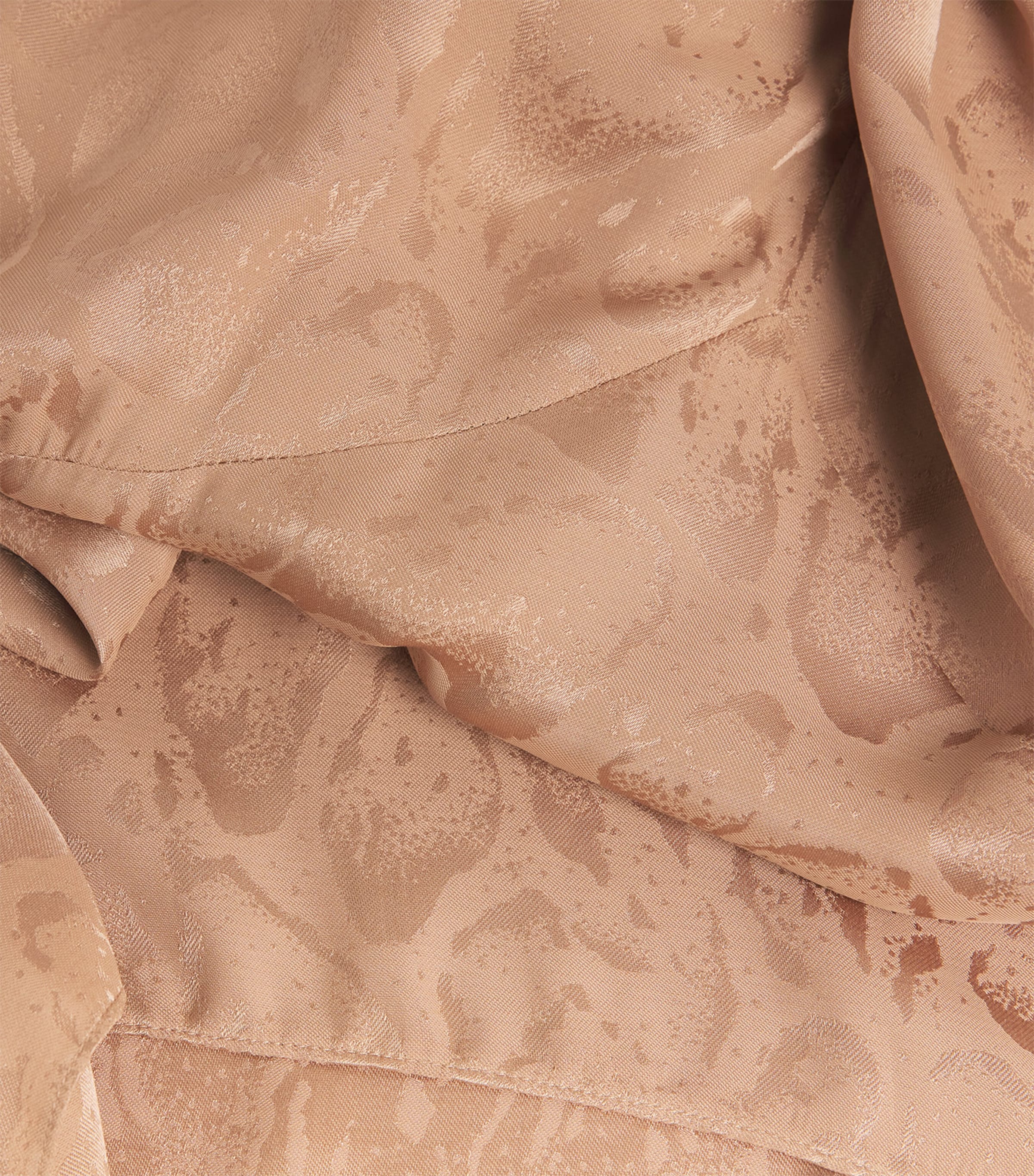 Silk-Blend Padded Cloud Midi Dress 2701 CARAMEL Image 5