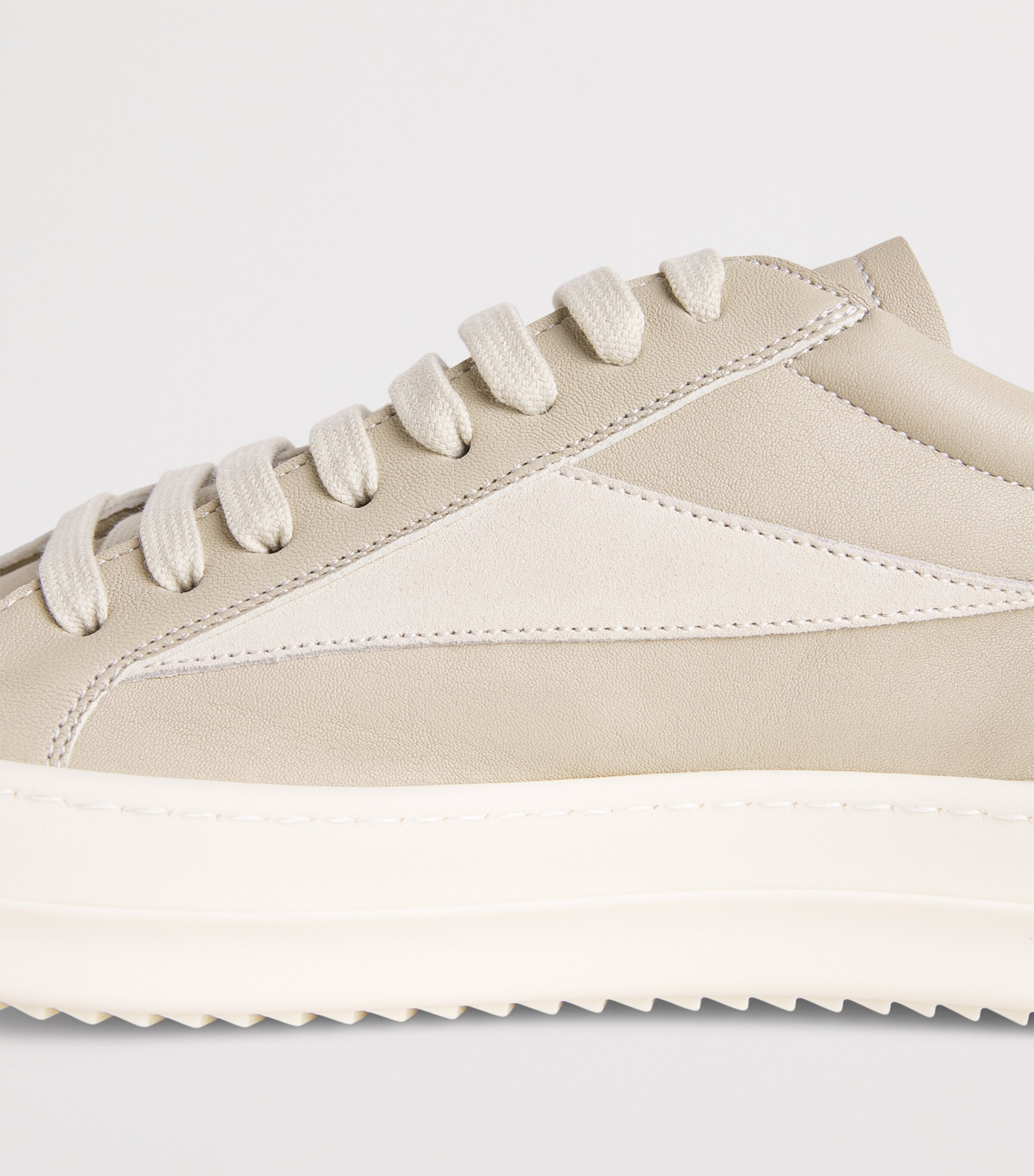 Rick Owens Tumbled Lambskin Vintage Sneakers Image 7
