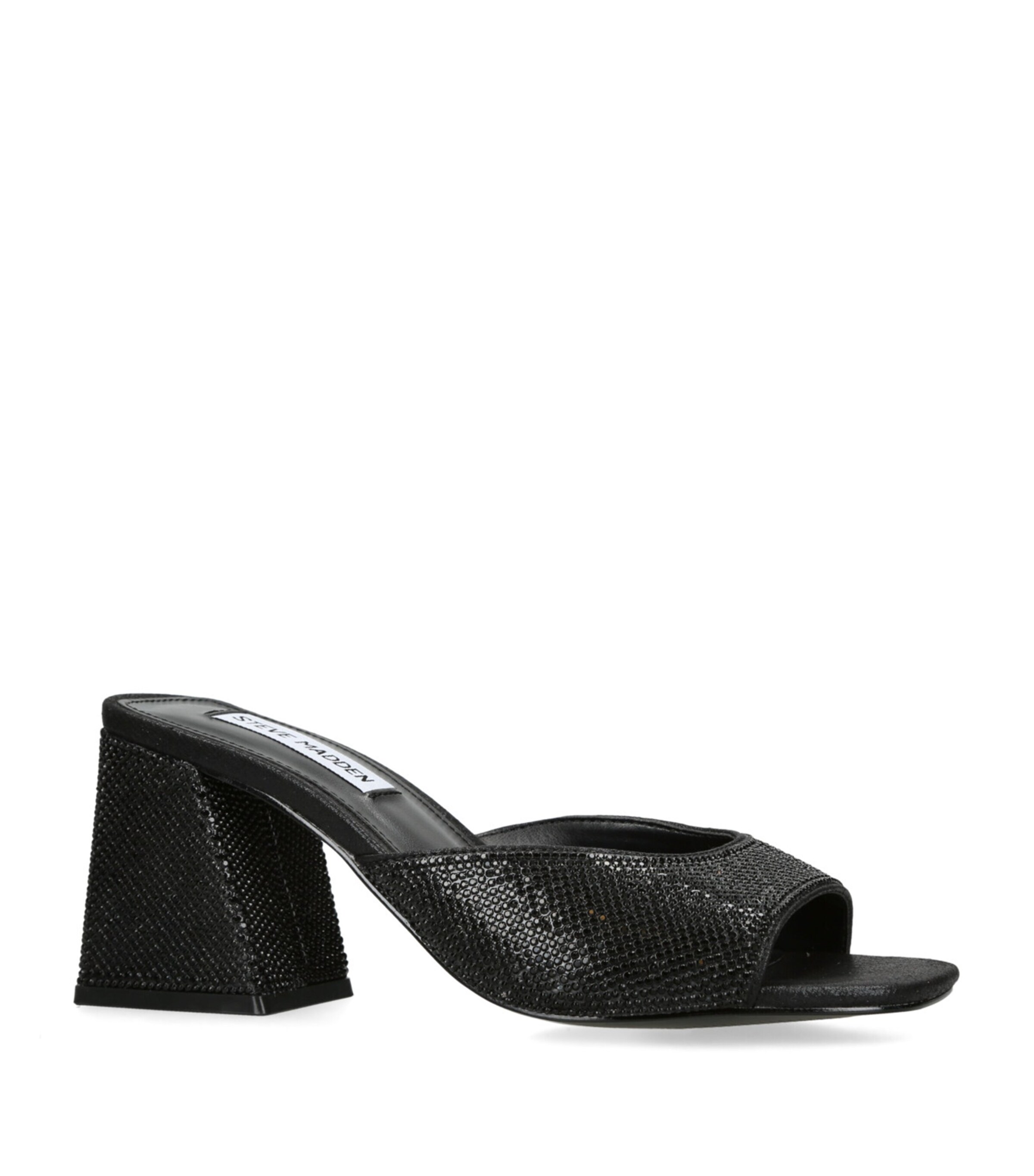 Steve Madden Embellished Glowing-R Mules 80 Black Image 3