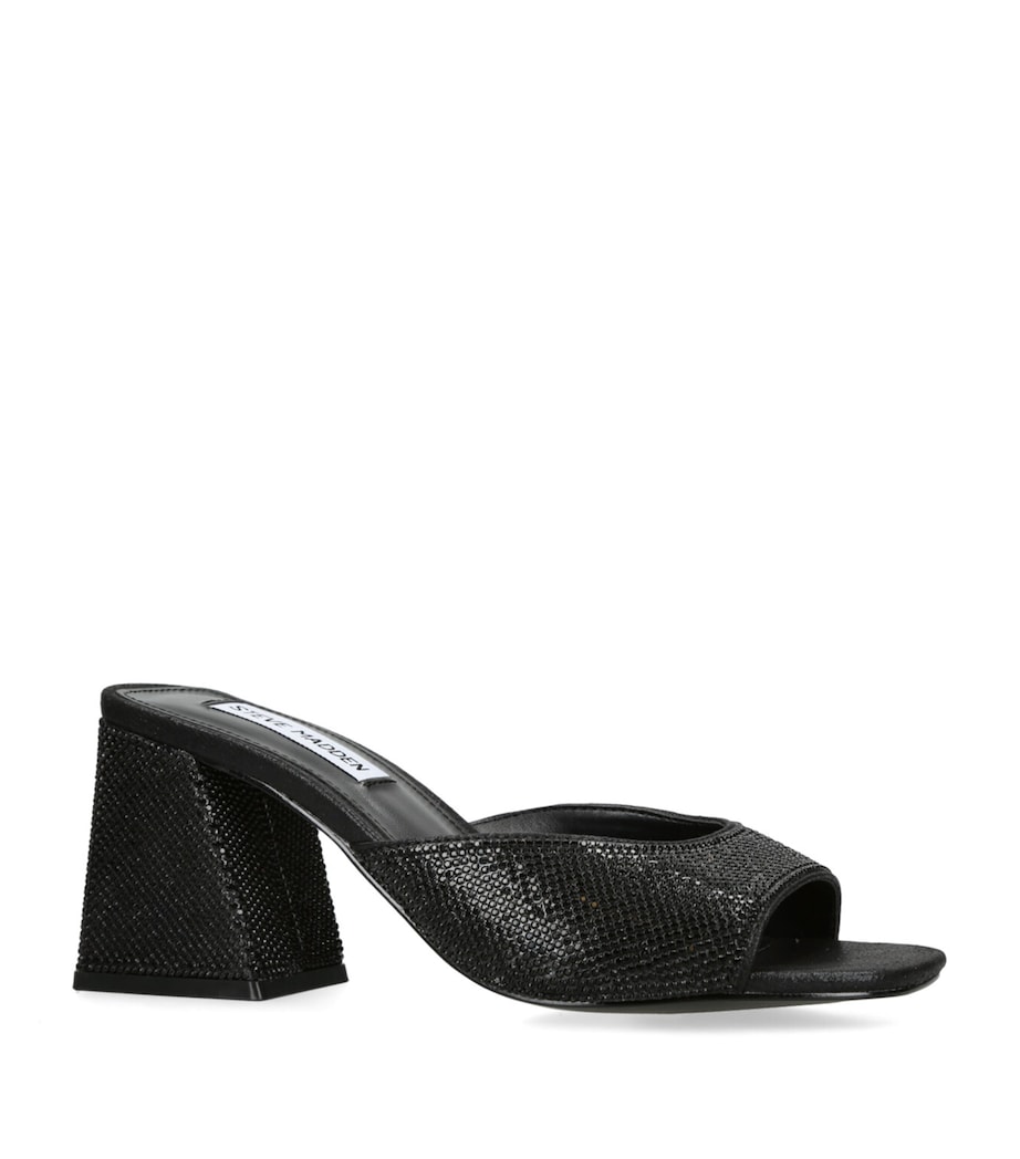 Steve Madden Embellished Glowing-R Mules 80 Black Image 3