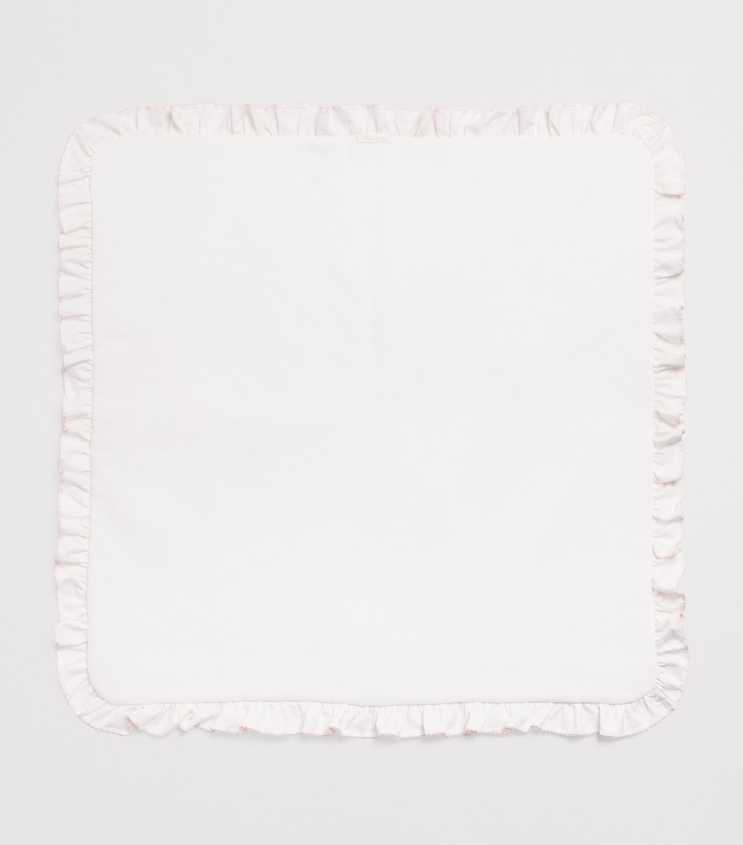 Patachou Cotton Ruffled Floral Blanket (80cm x 80cm) Flrl Prnt Image 2