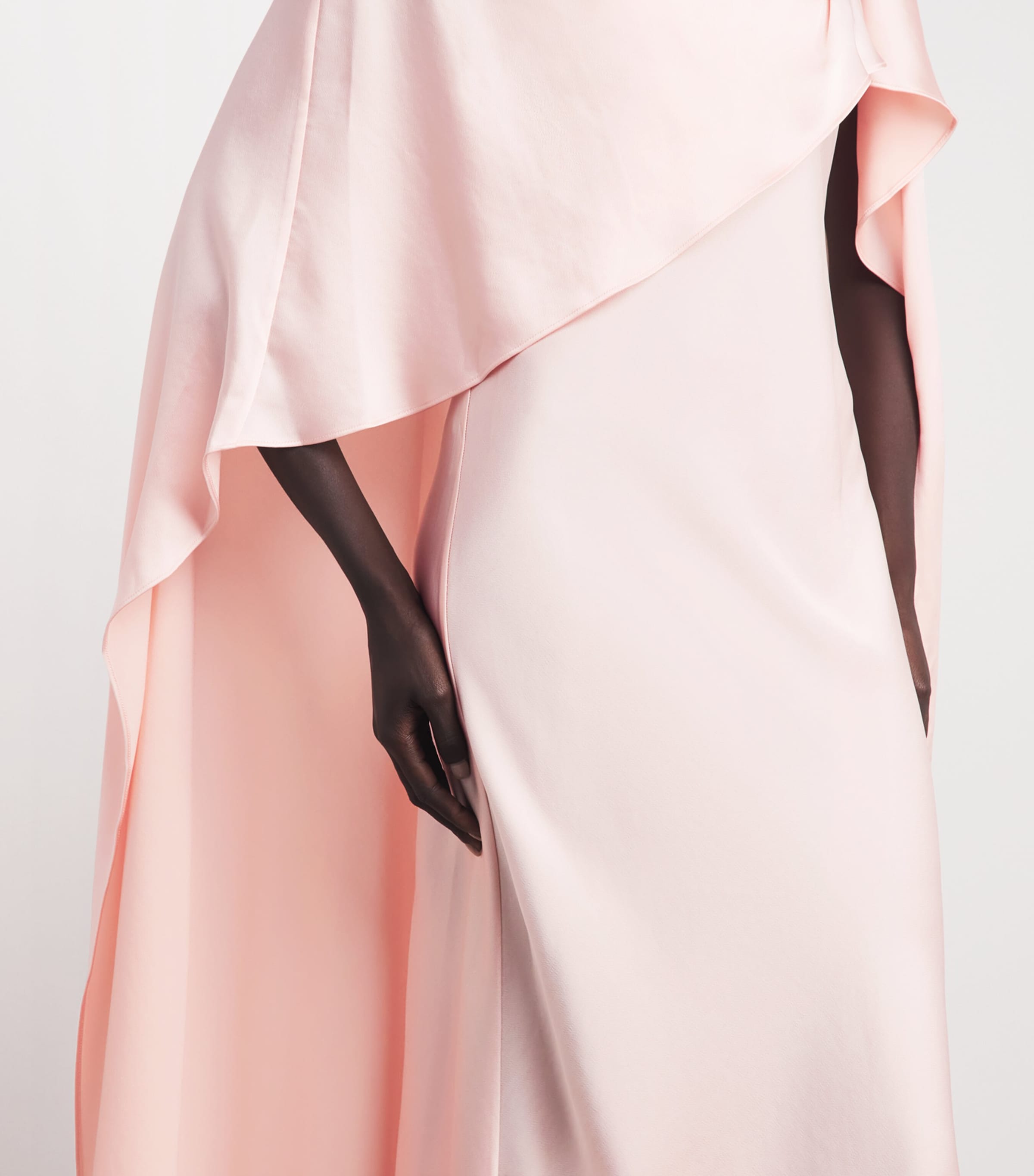 Simkhai Womens Cape Izel Gown Bubblegum Image 3