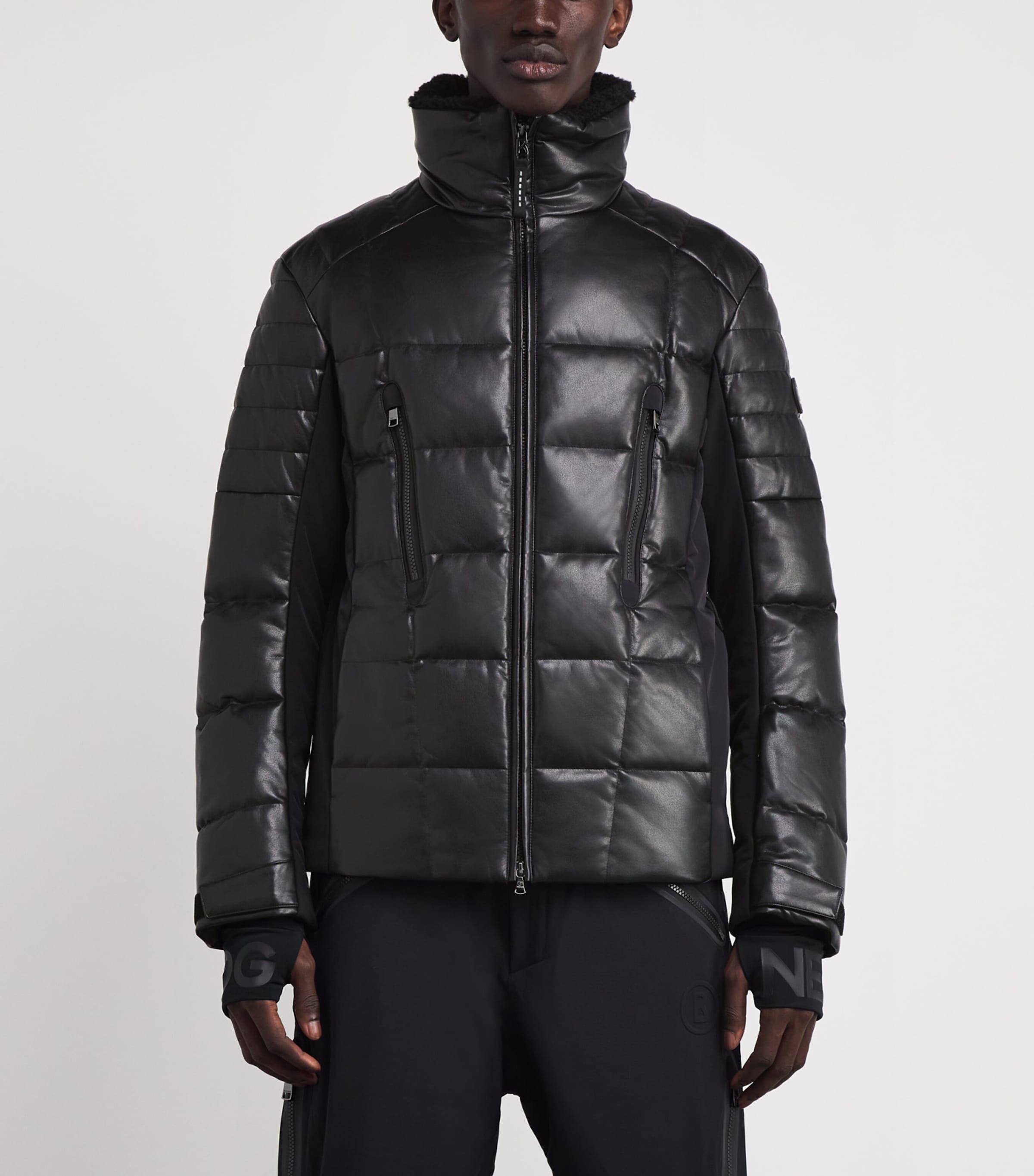 Down Calem Ski Jacket 026-BLACK Image 3