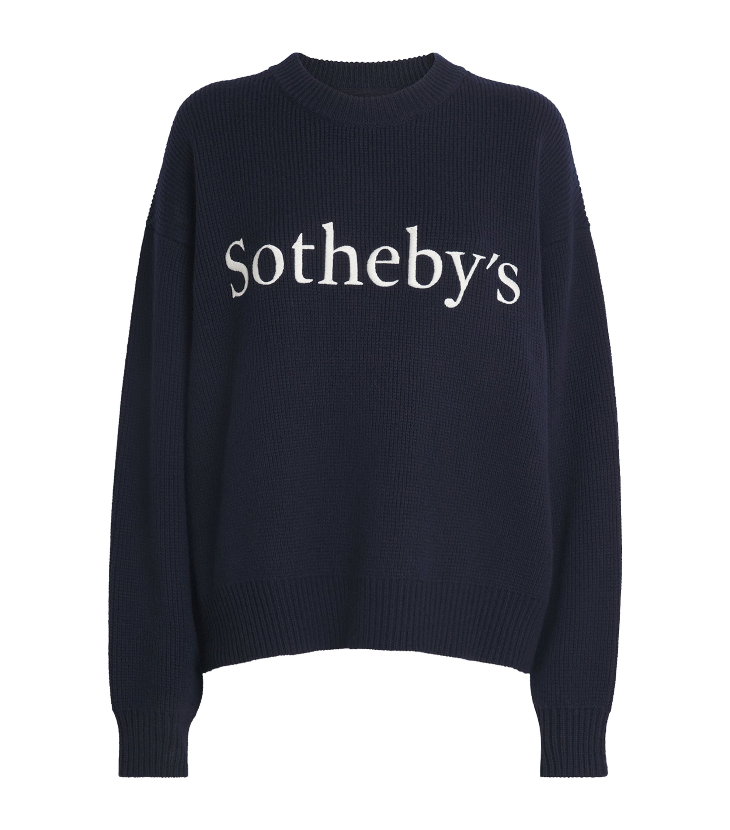 x Sotheby's Cashmere Sweater NAVY Image 1