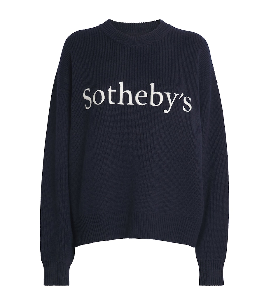 x Sotheby's Cashmere Sweater NAVY Image 1