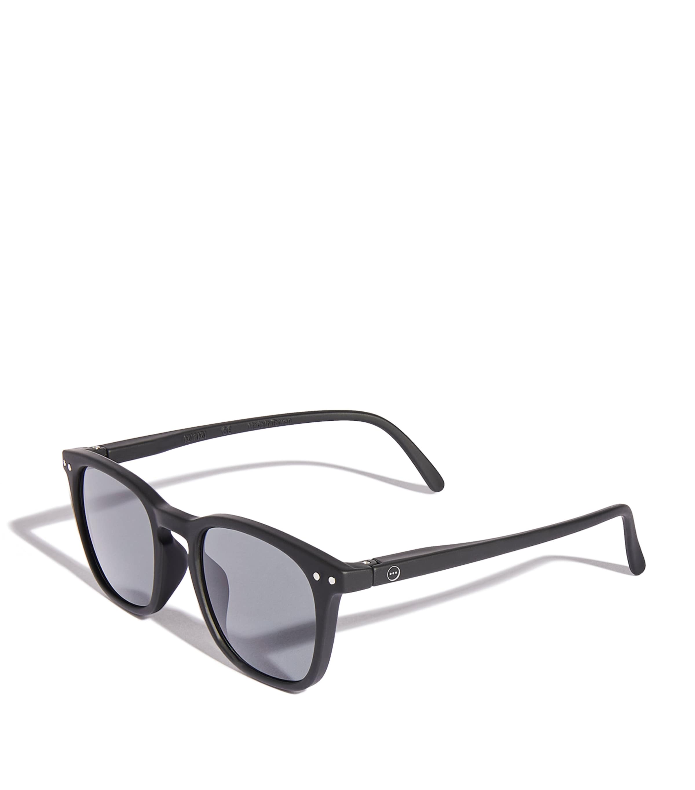 Round Sunglasses BLACK SOFT GREY Image 2