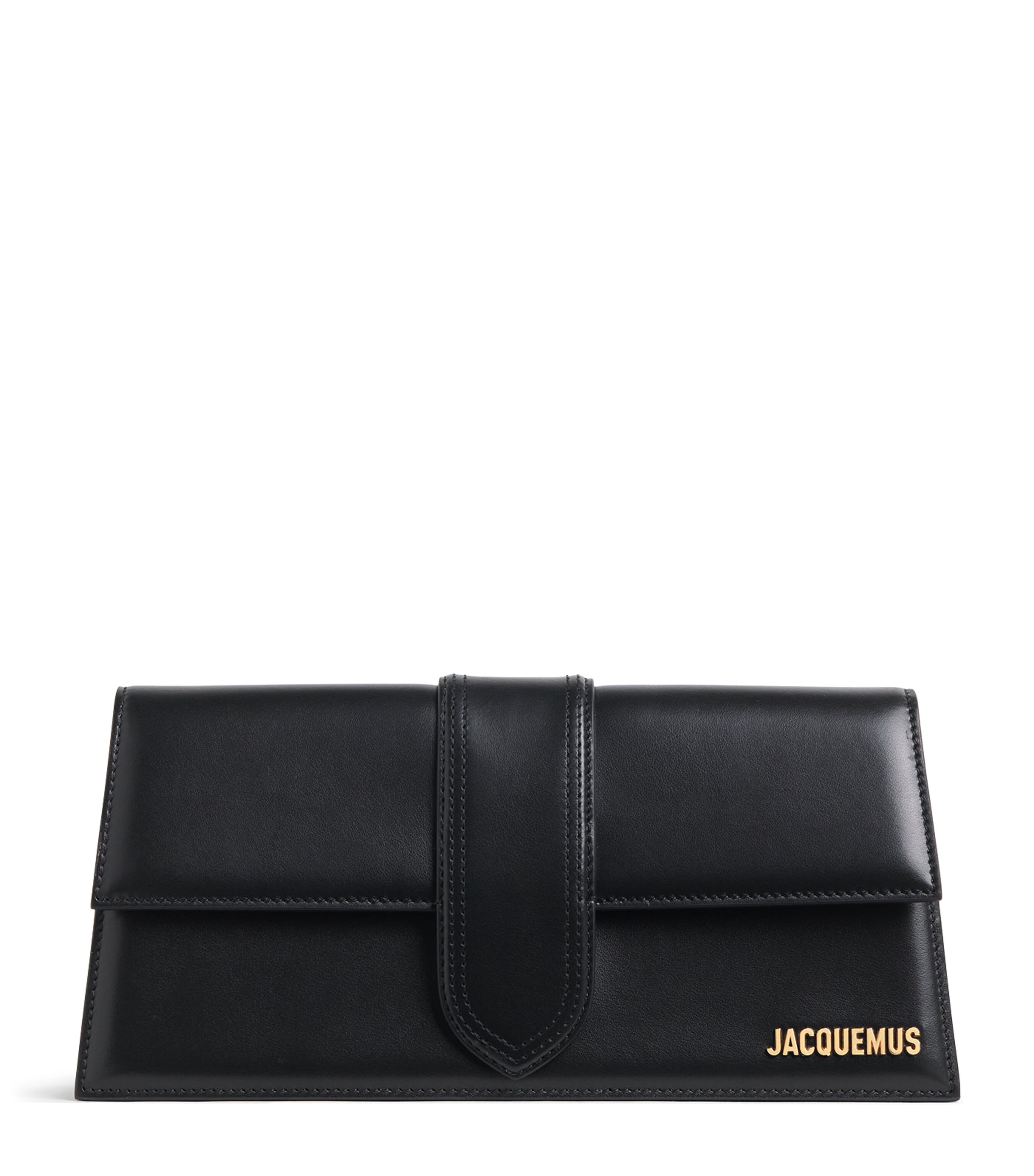 Jacquemus Leather Le Grand Bambino Top-Handle Bag Black Image 1