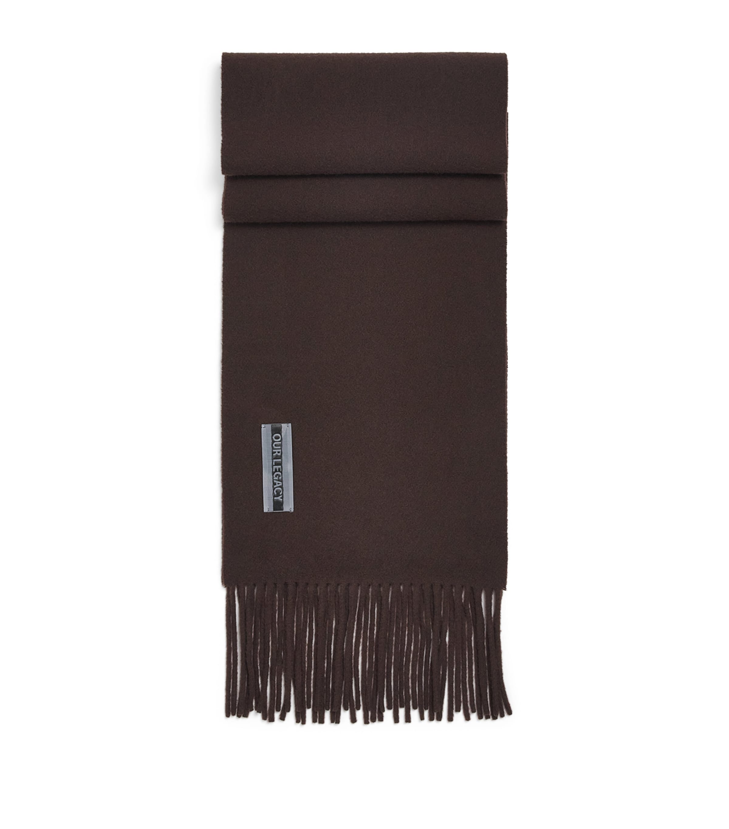 Our Legacy Wool Estate Scarf In Black