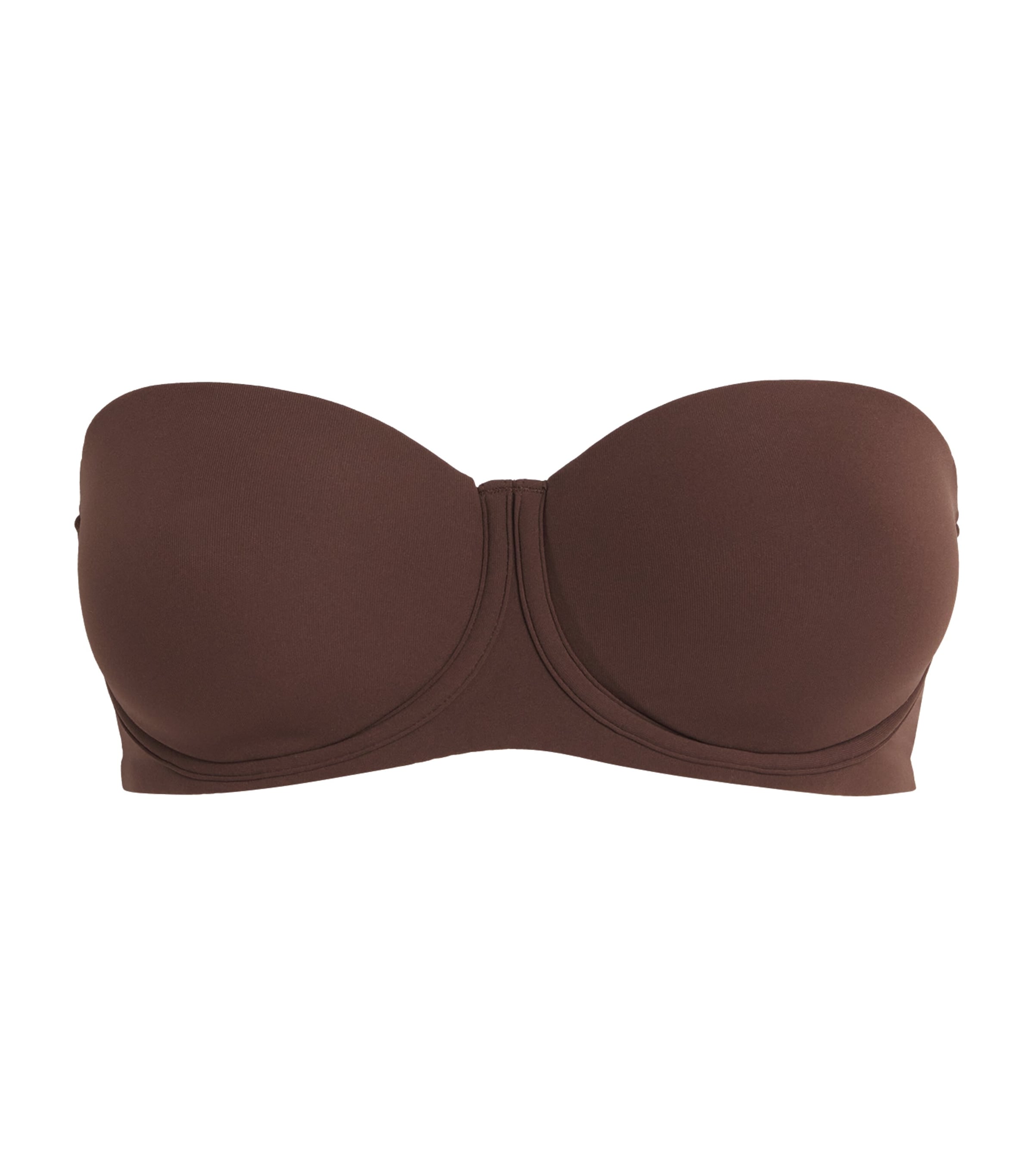 Skims Fits Everybody Strapless Bra In Brown