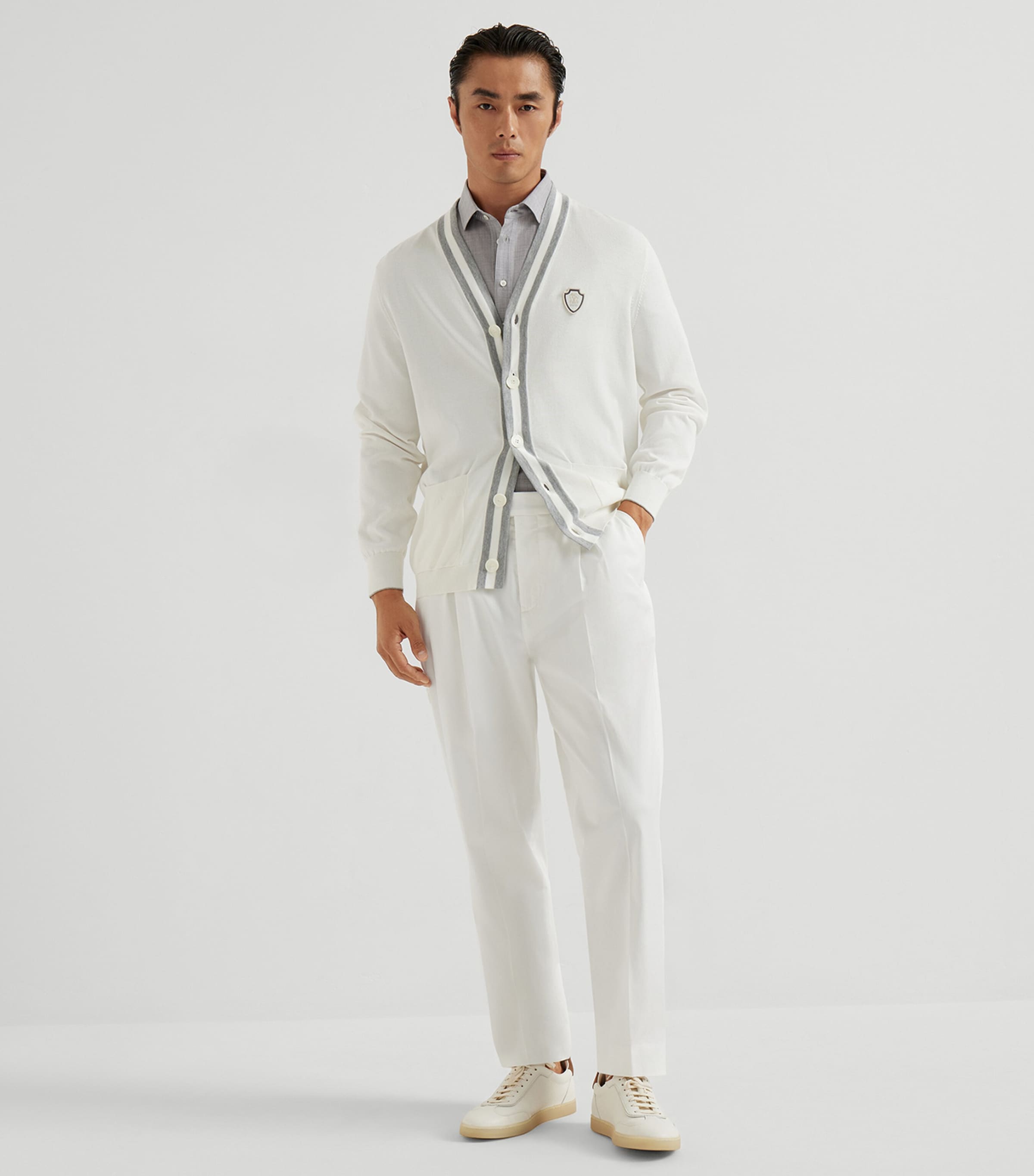 Virgin Wool Polo Shirt CPY01 Image 4