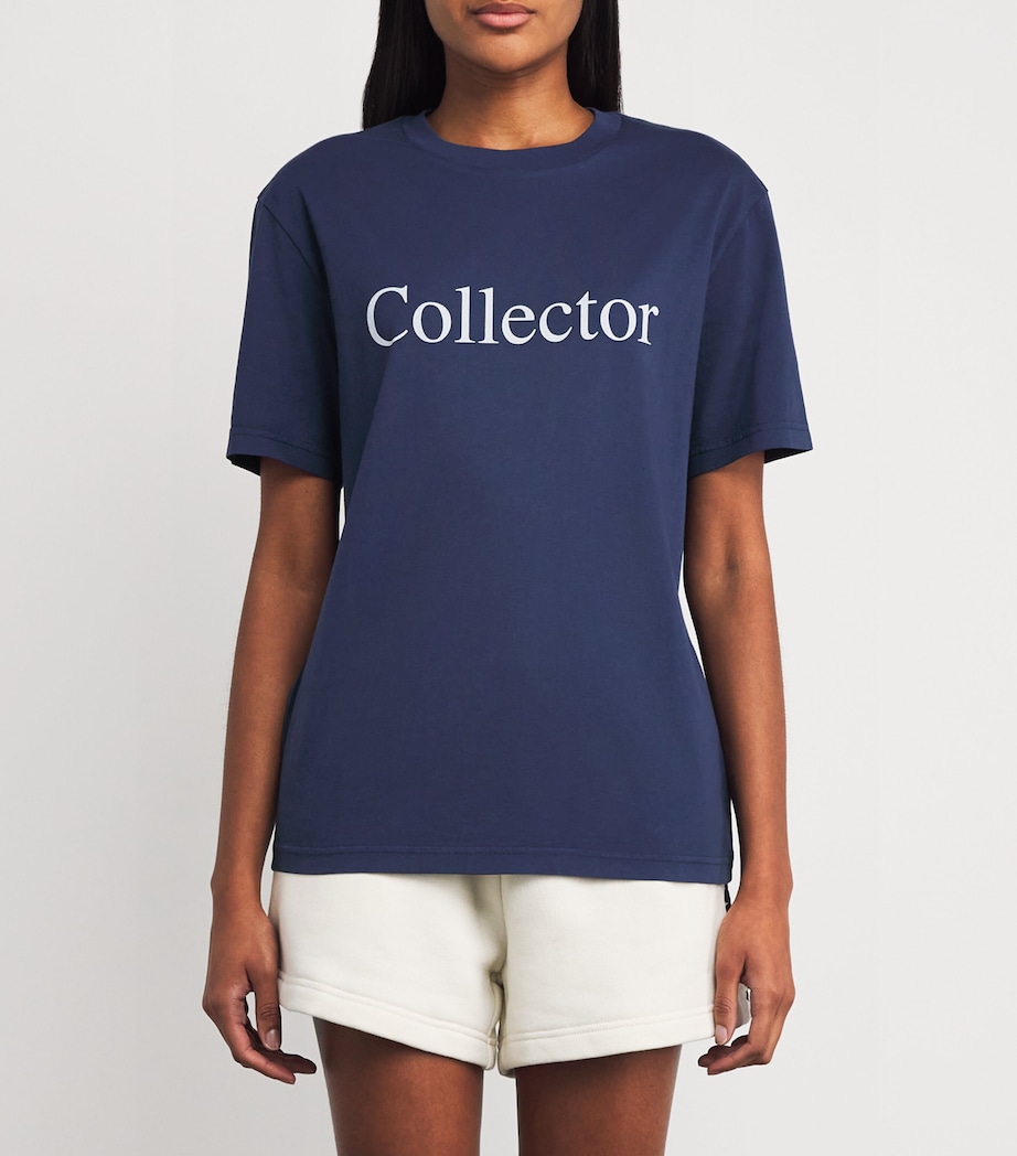 x Sotheby's Cotton Classic T-Shirt NAVY Image 3