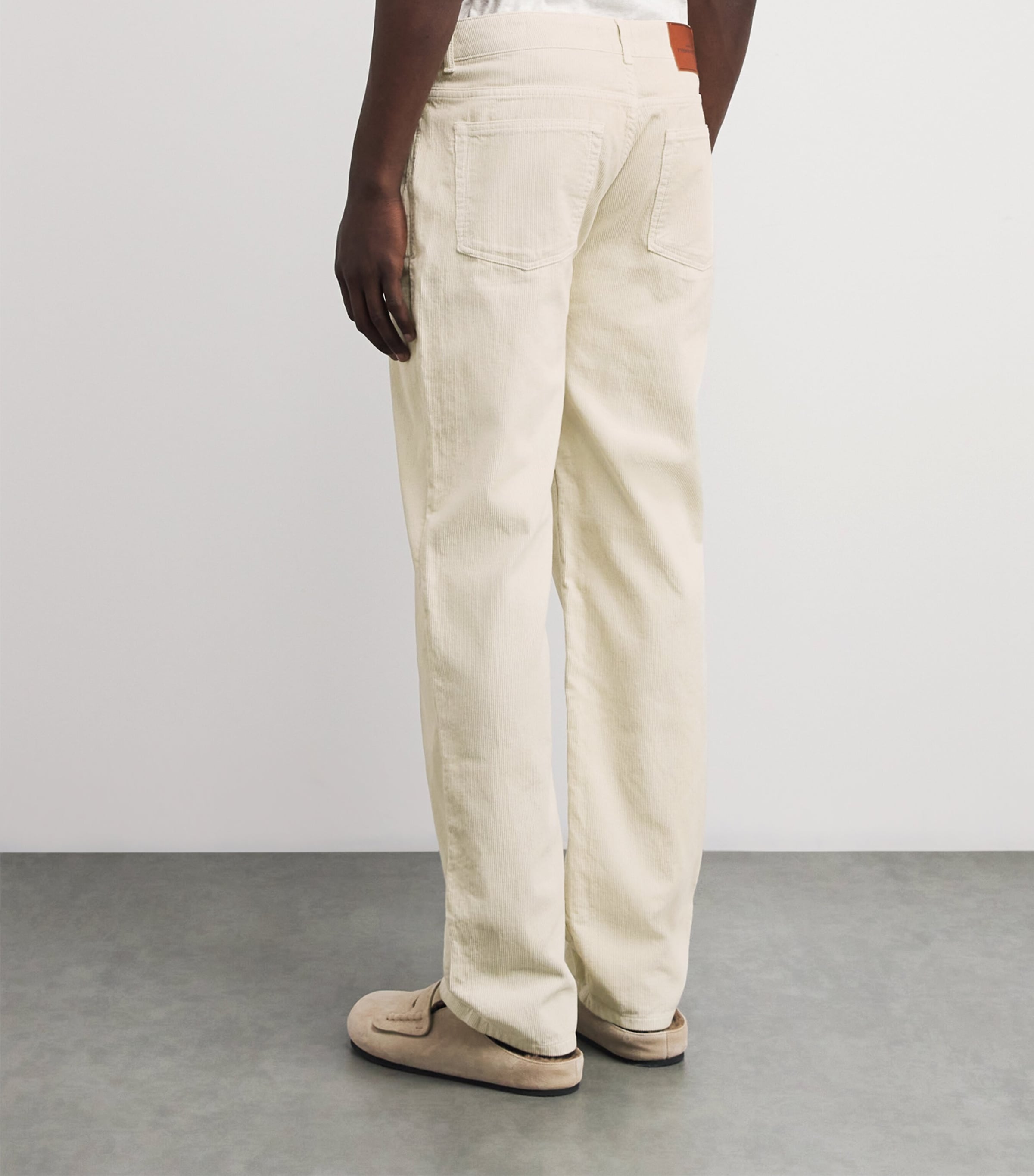 Cotton Corduroy 5-Pocket Trousers MOON Image 4