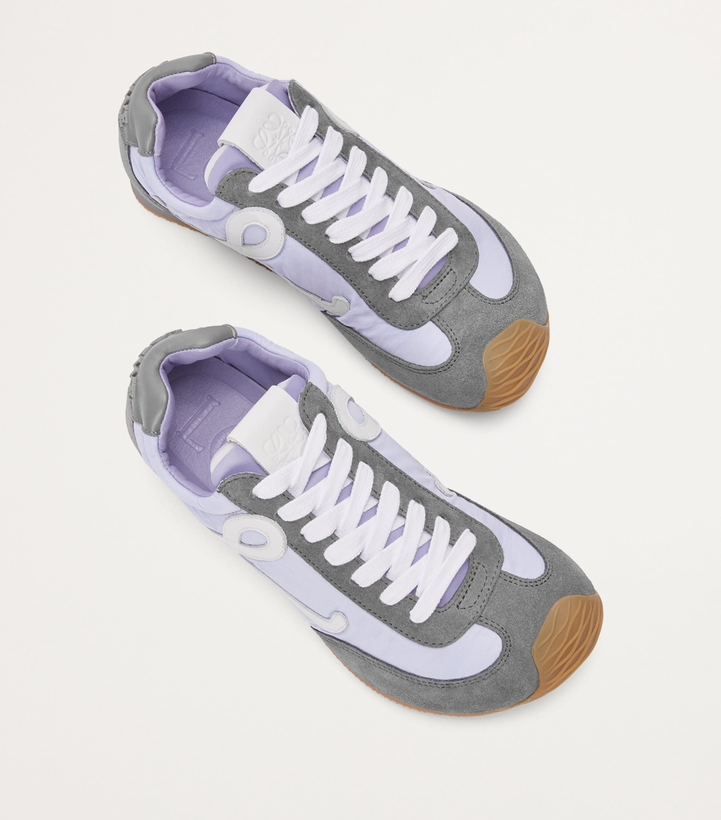 Leather Ballet Runner 2.0 Sneakers LILAC/WHITE/GREY Image 4