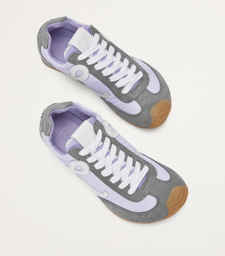Leather Ballet Runner 2.0 Sneakers LILAC/WHITE/GREY Image 4