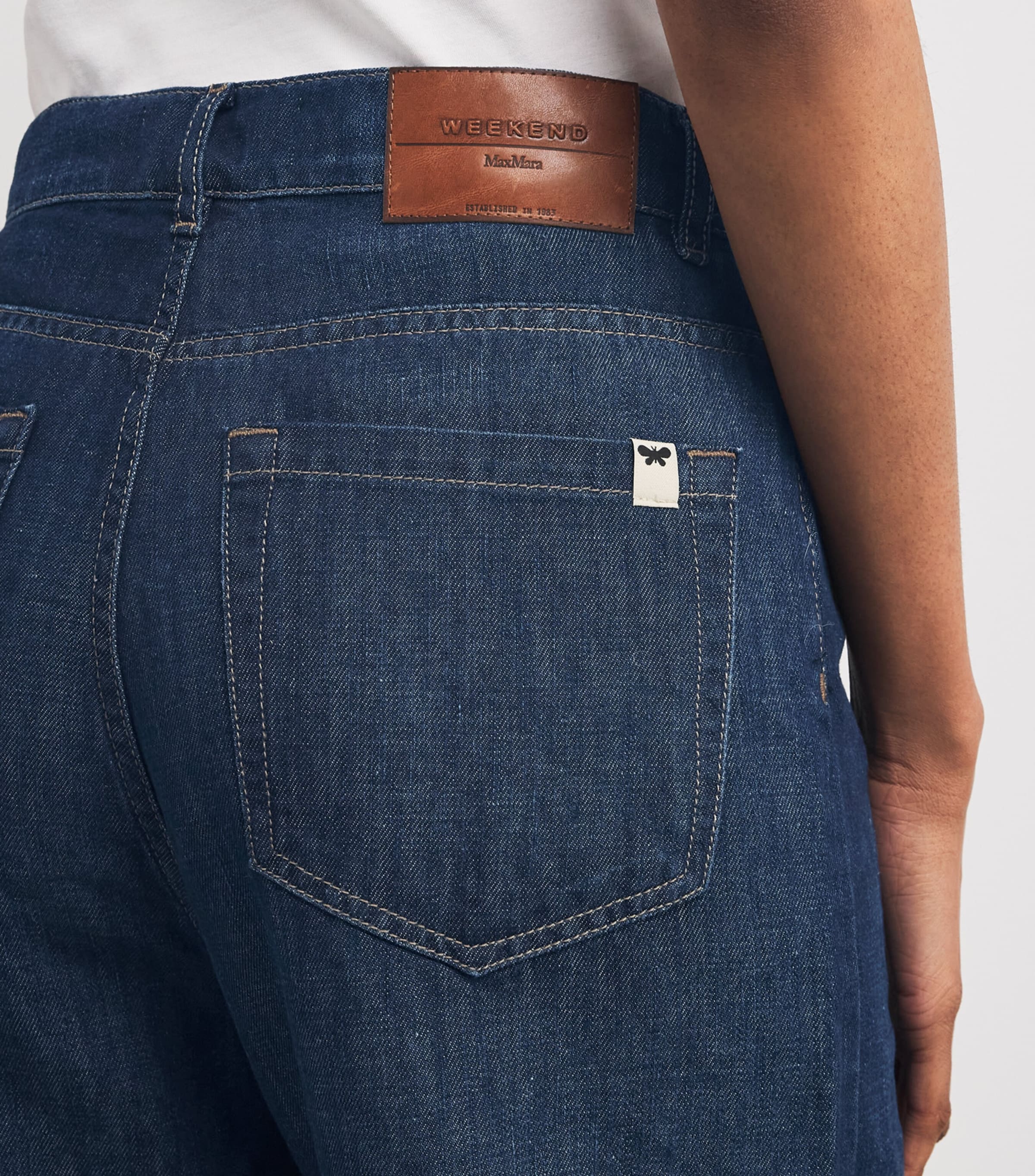 Wide-Leg Jeans NAVY Image 6