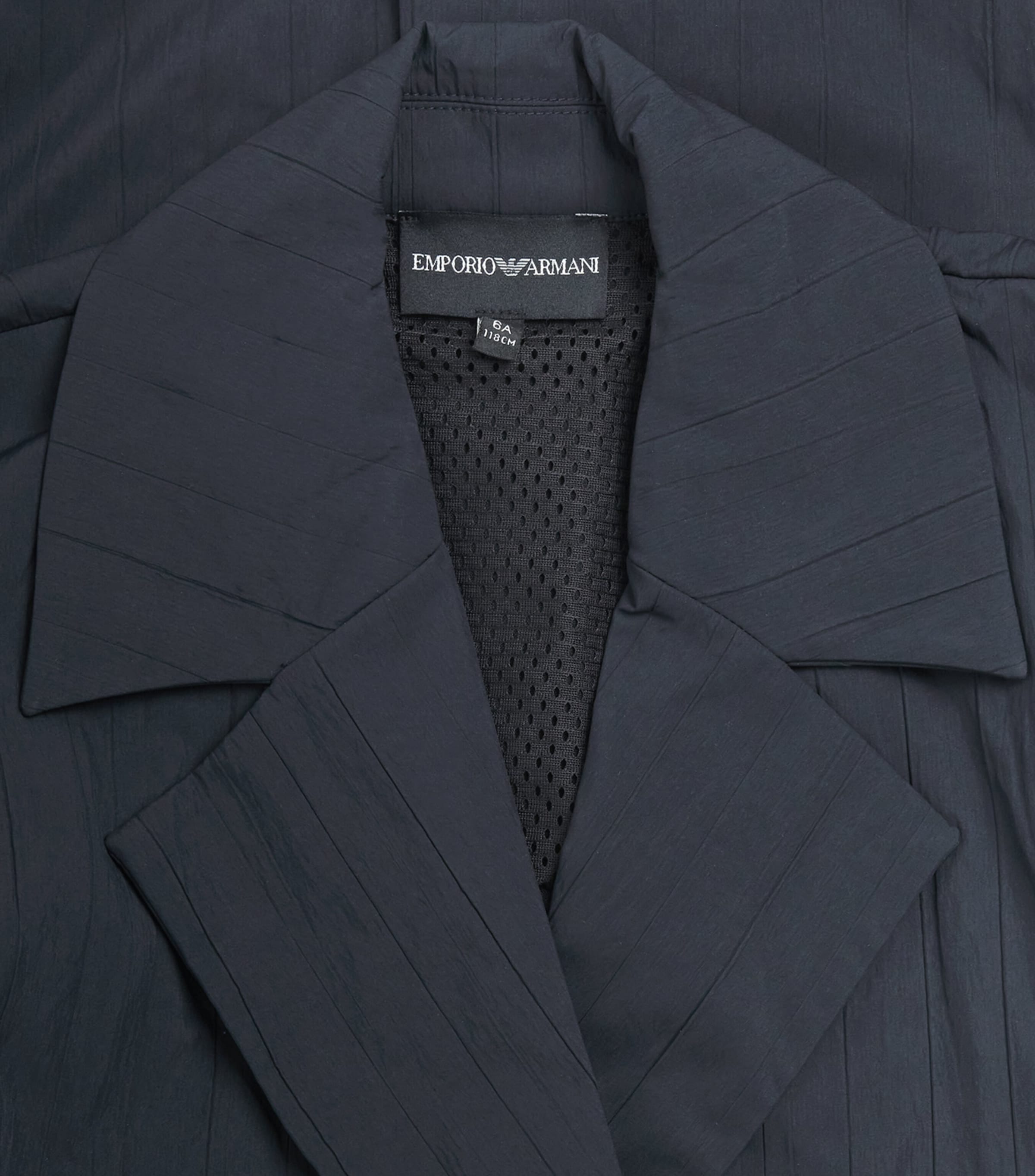 Pinstripe Belted Trench Coat (4-14 Years) ICONICO 0920 BLU NAV Image 3