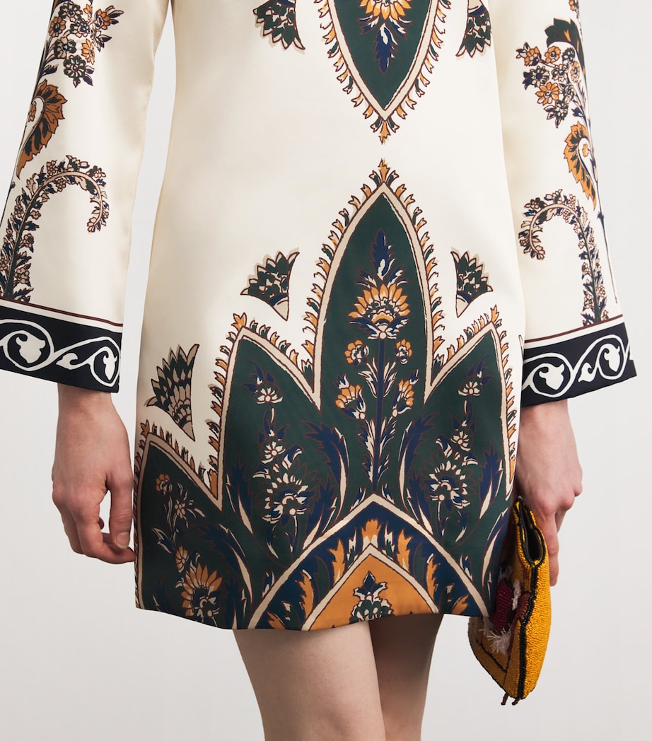 Cromwell Mini Dress W0470 ECRU MULTI Image 4