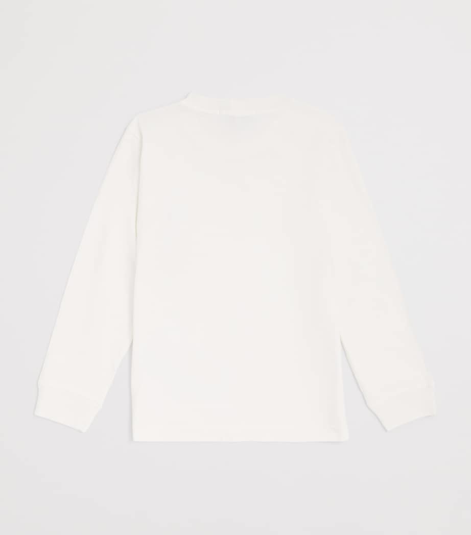 Cotton Logo T-Shirt (4-14 Years) V0099NATURAL Image 2