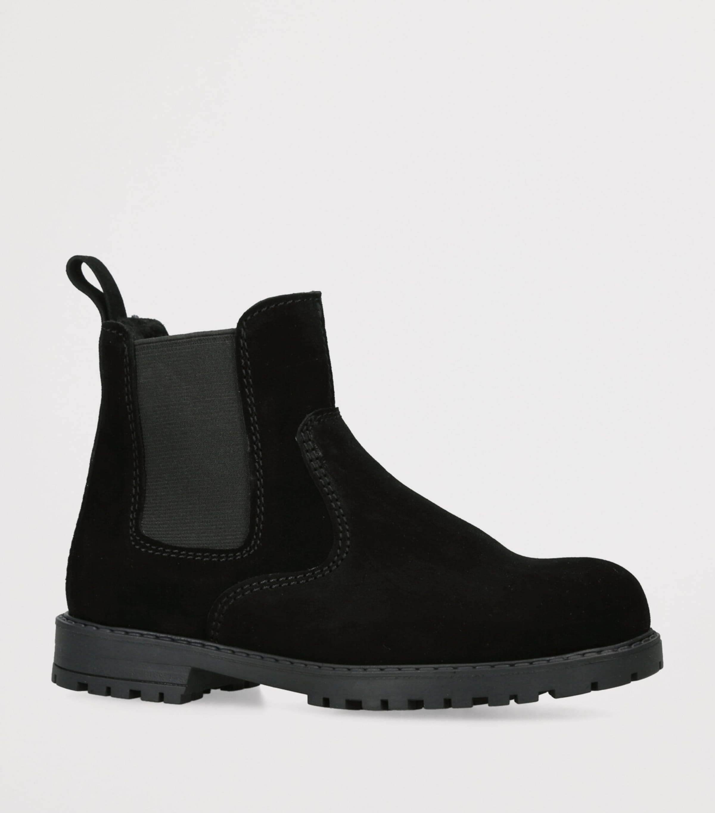 Suede Oscar Boots BLACK Image 3
