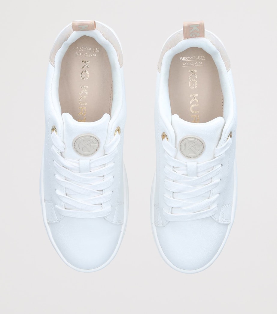 Lighter Lace Up Sneakers PALE PINK Image 4