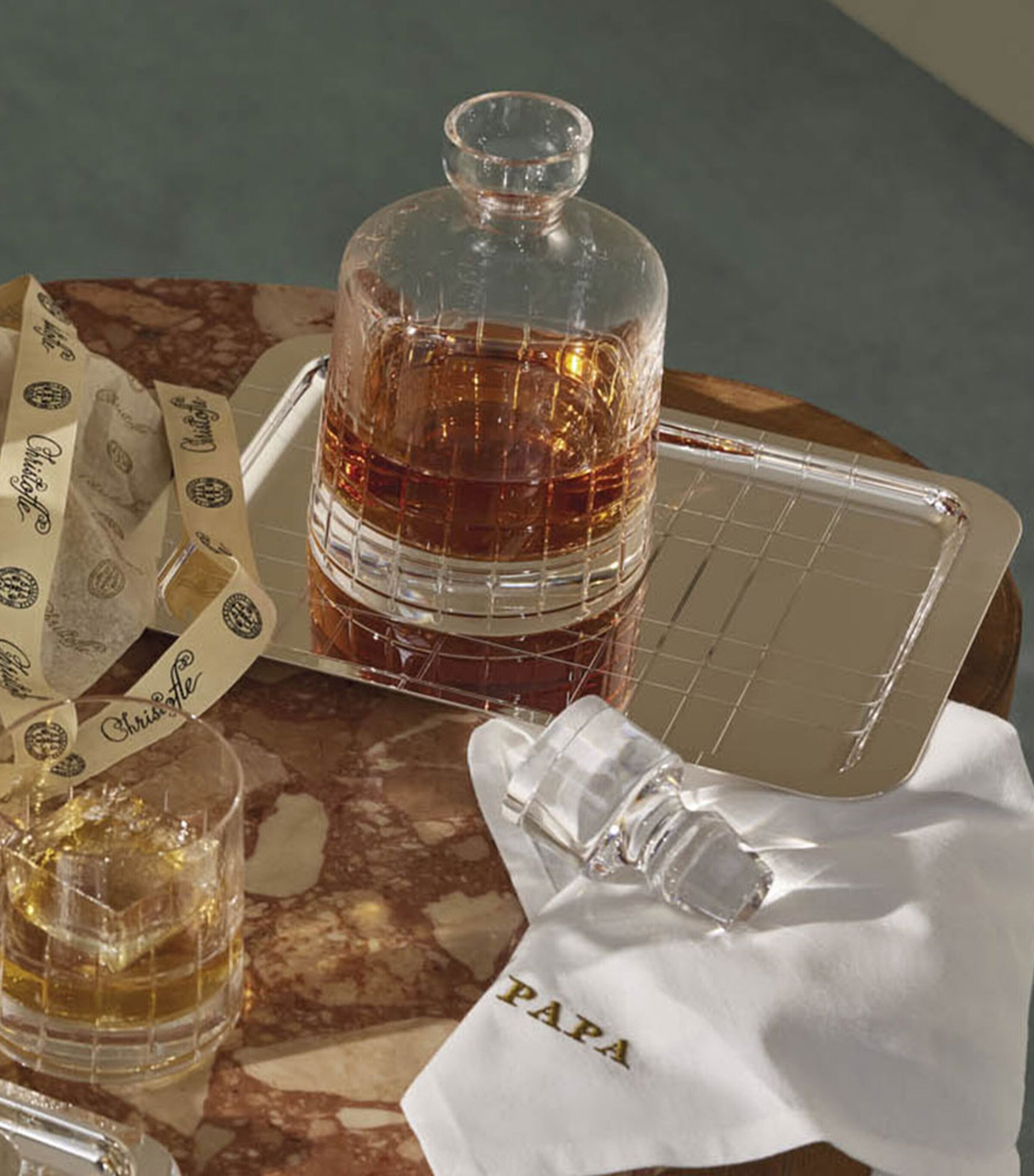 Silver-Plated Graphik Tray (22cm x 16cm) SILVER Image 7