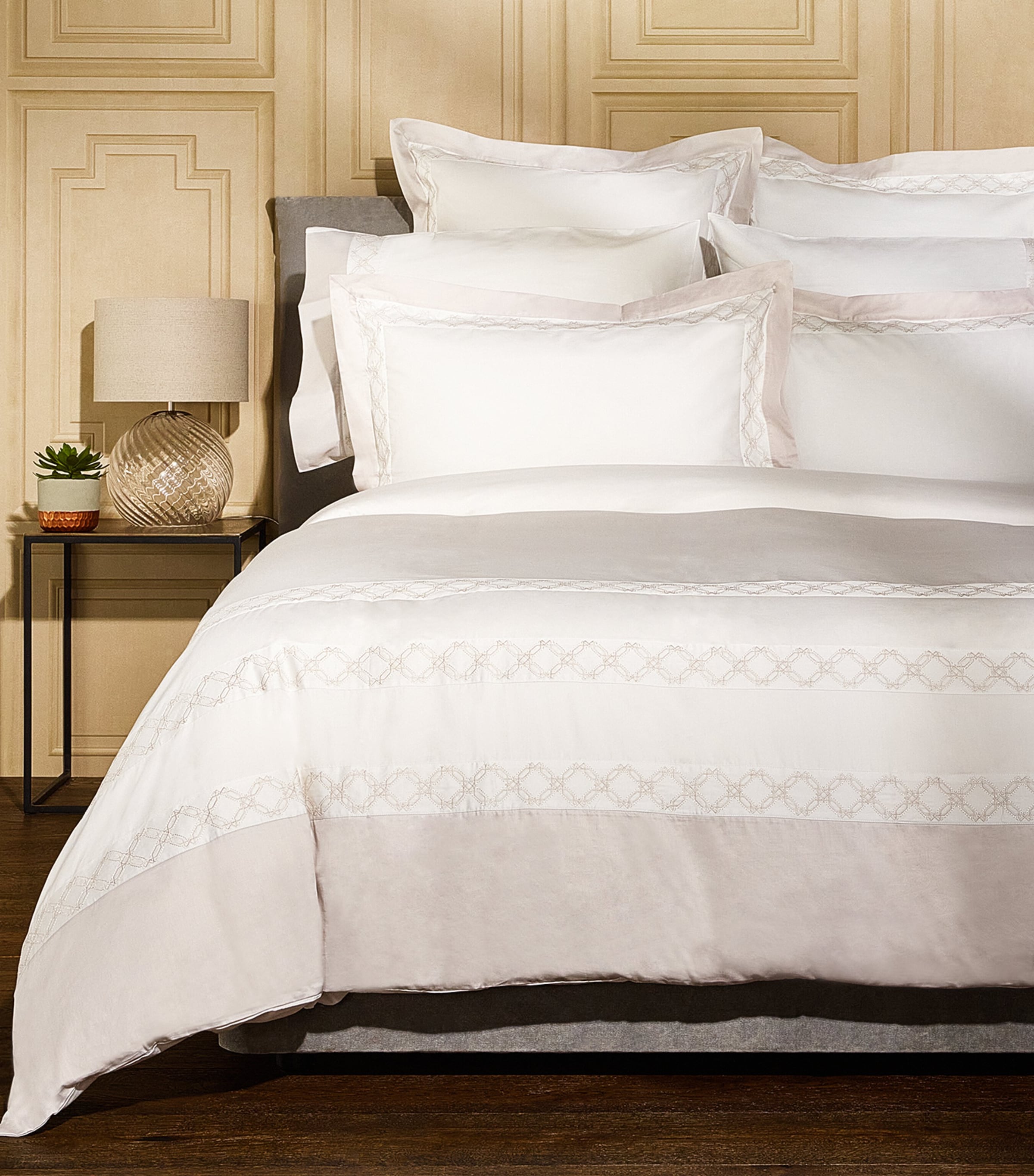 Harrods Of London Set Of 2 Beaufort Square Pillowcases