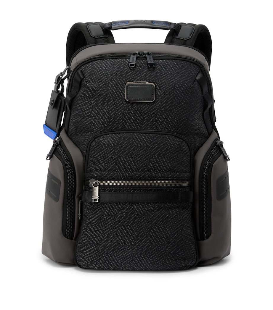 Tumi Alpha Bravo Navigation Backpack Black Geomatric Image 1