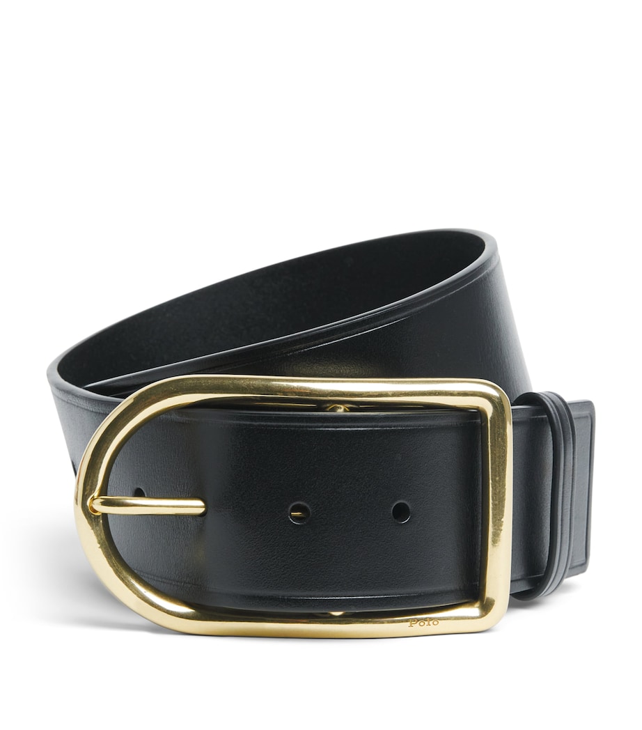 Polo Ralph Lauren Leather Belt Black Image 1