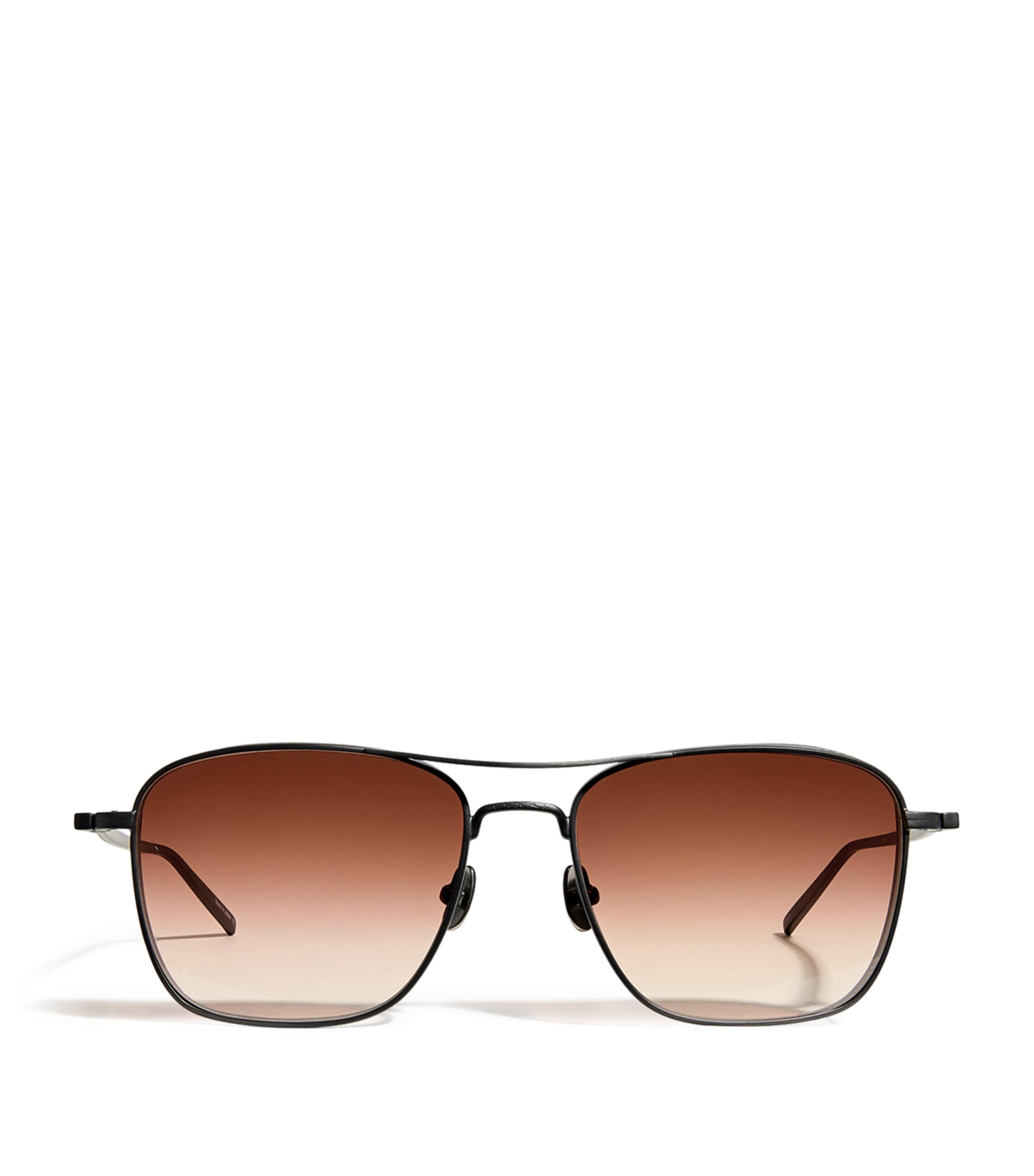 Matsuda Cross-Bar Sunglasses Matte Black Image 1