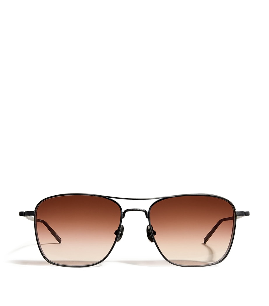 Matsuda Cross-Bar Sunglasses Matte Black Image 1