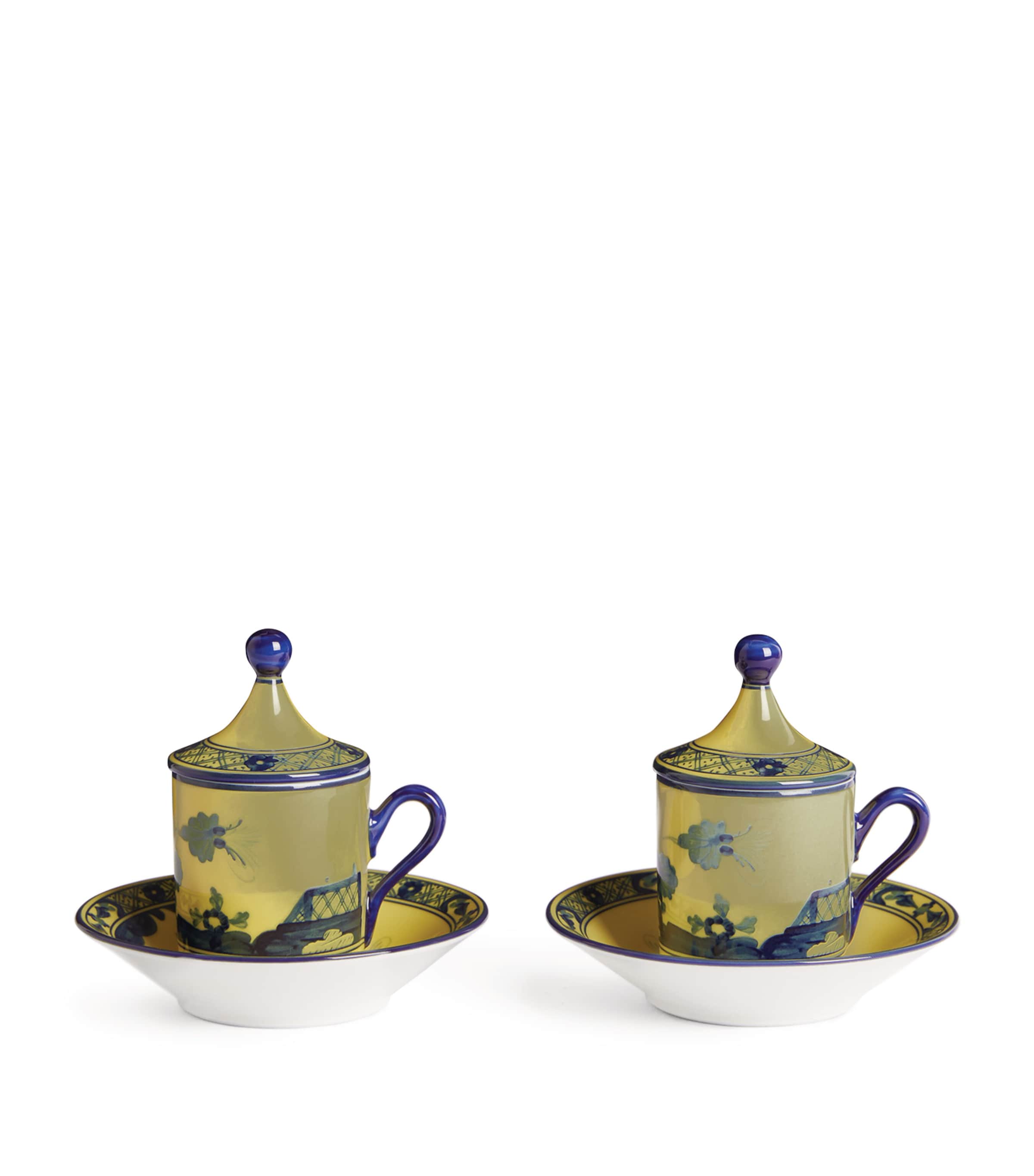 GINORI 1735 Oriente Italiano Citrino Espresso Set Image 1