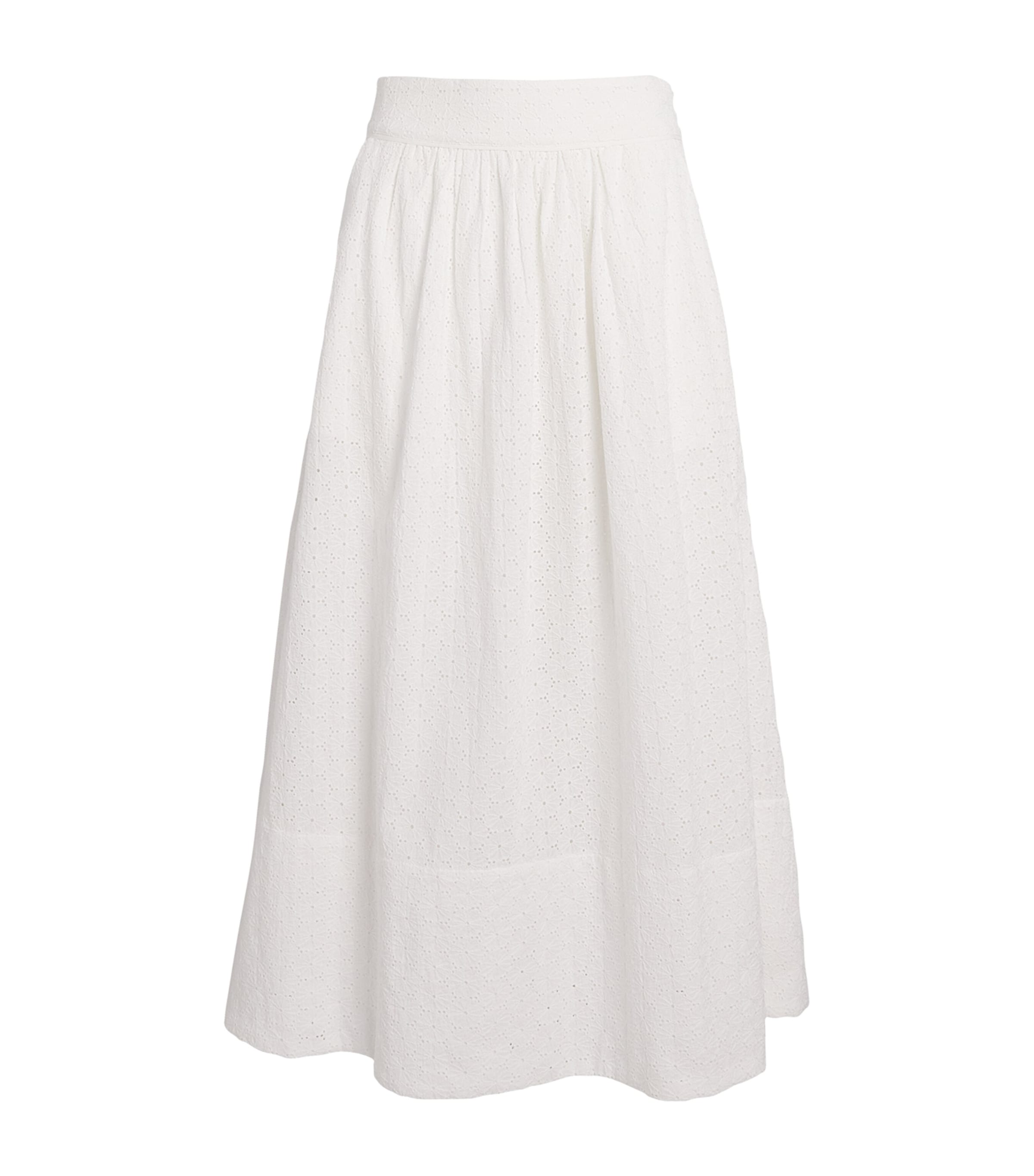 PAIGE COTTON OJAI MIDI SKIRT