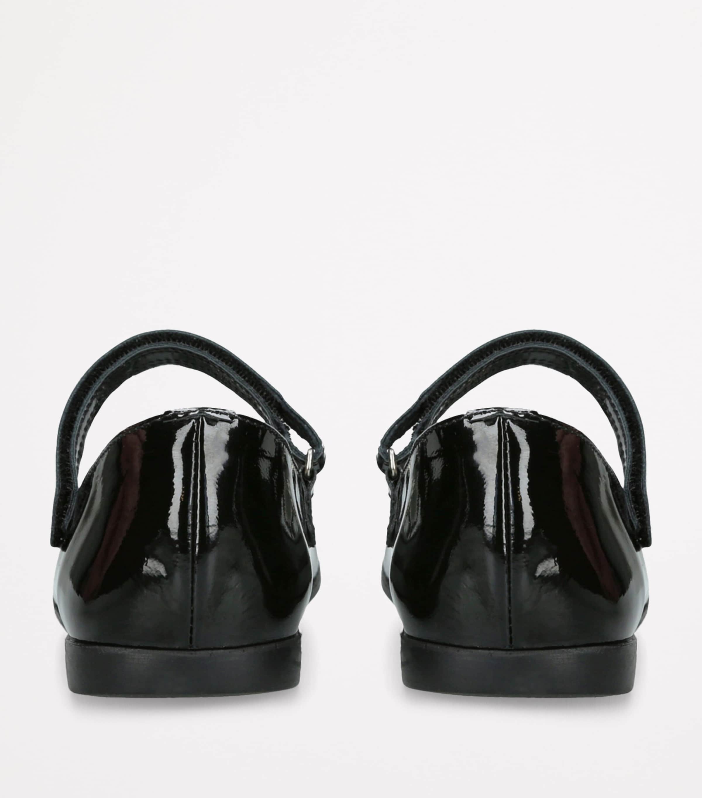 papouelli Patent Leather Evie Flats Black Image 2