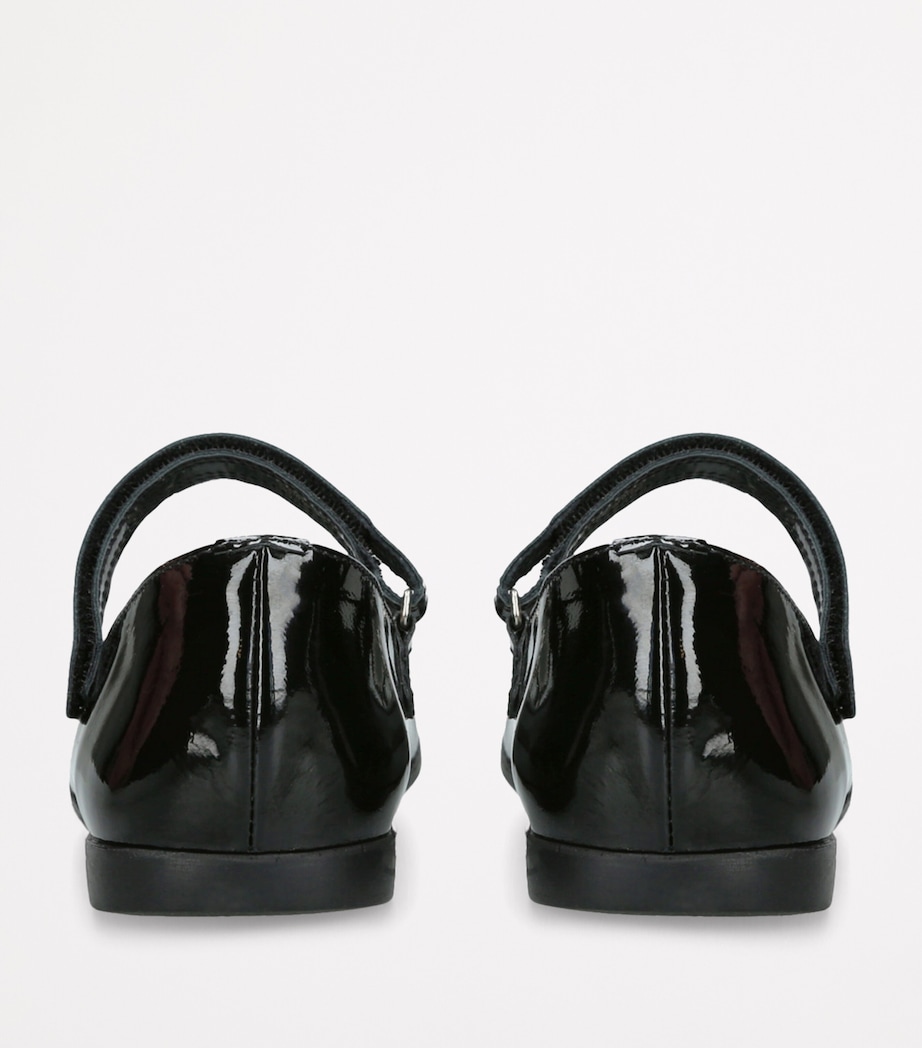 papouelli Patent Leather Evie Flats Black Image 2