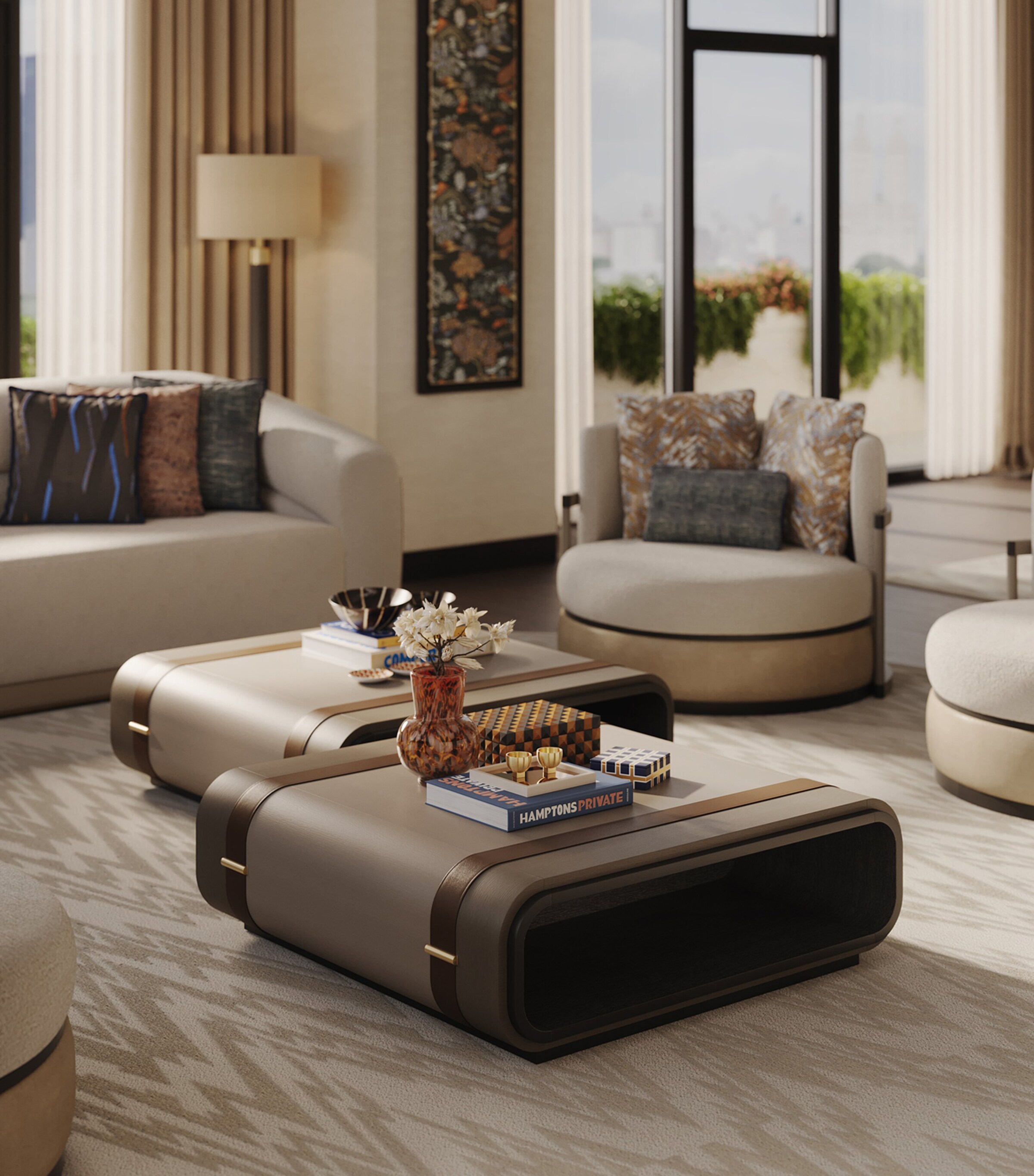 Frato Wood Alula Coffee Table Brown Image 2
