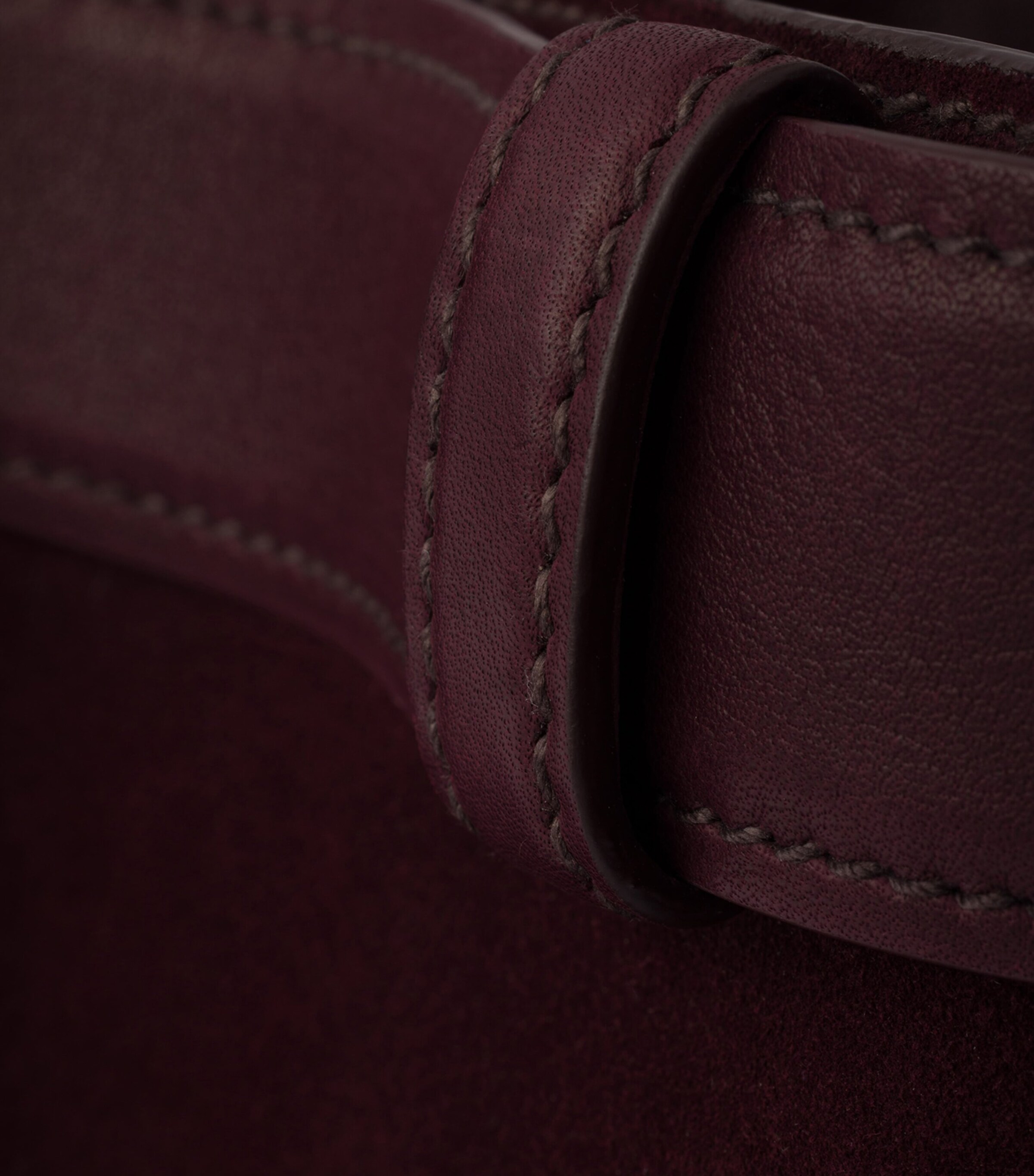 Prada Suede Belted Bucket Bag Image 7