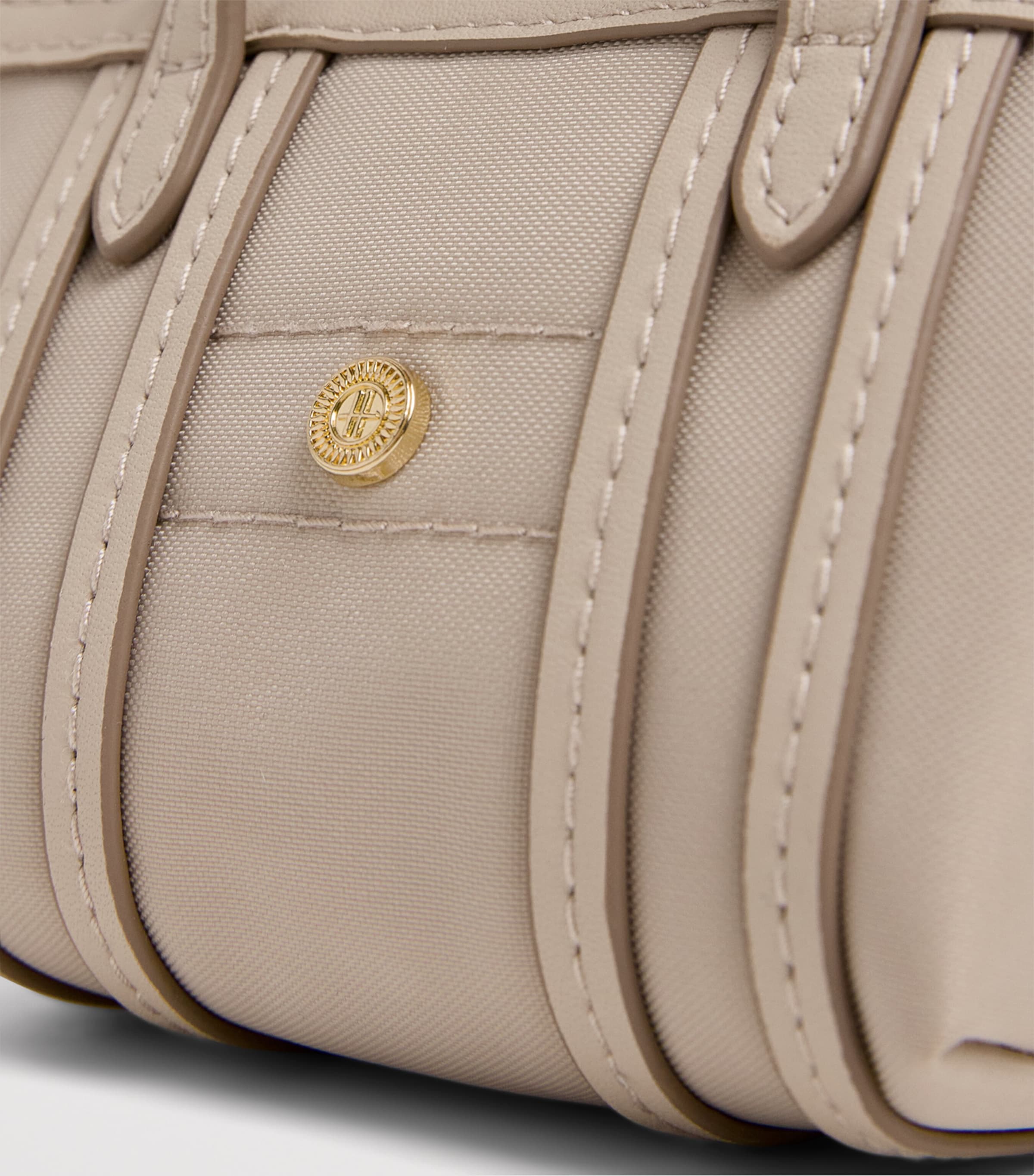 Harrods Mini Jetsetter Bag Key Chain Neutral Image 4