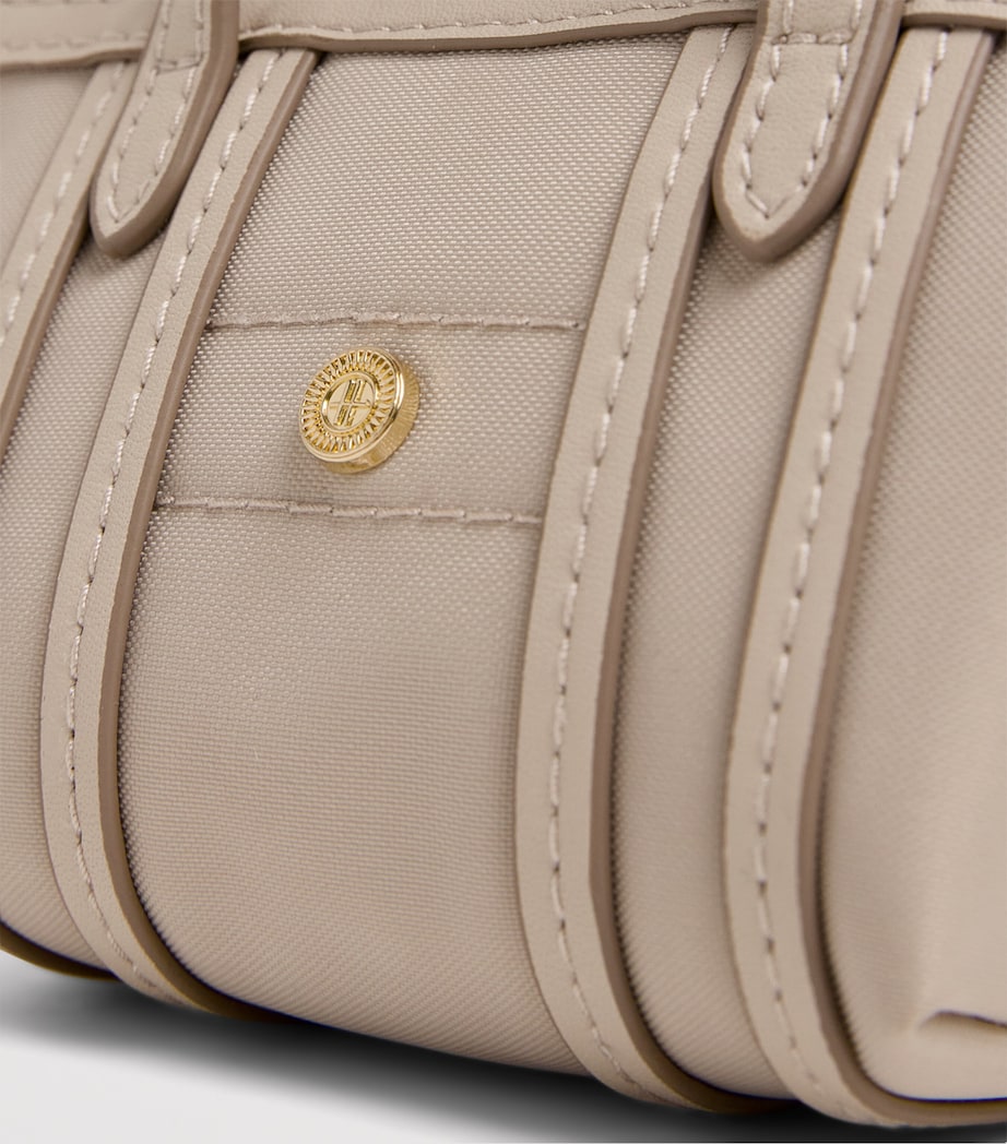 Harrods Mini Jetsetter Bag Key Chain Neutral Image 4