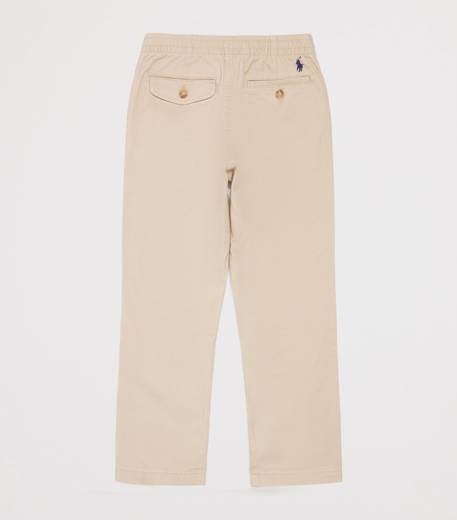 Cotton Elasticated Trousers (2-7 Years) CLASSIC KHAKI Image 2