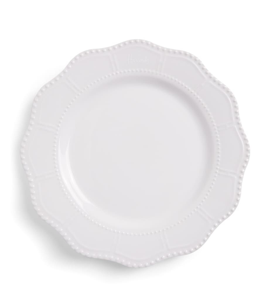 Stoneware Brompton Dinner Plate (27cm) WHITE Image 1