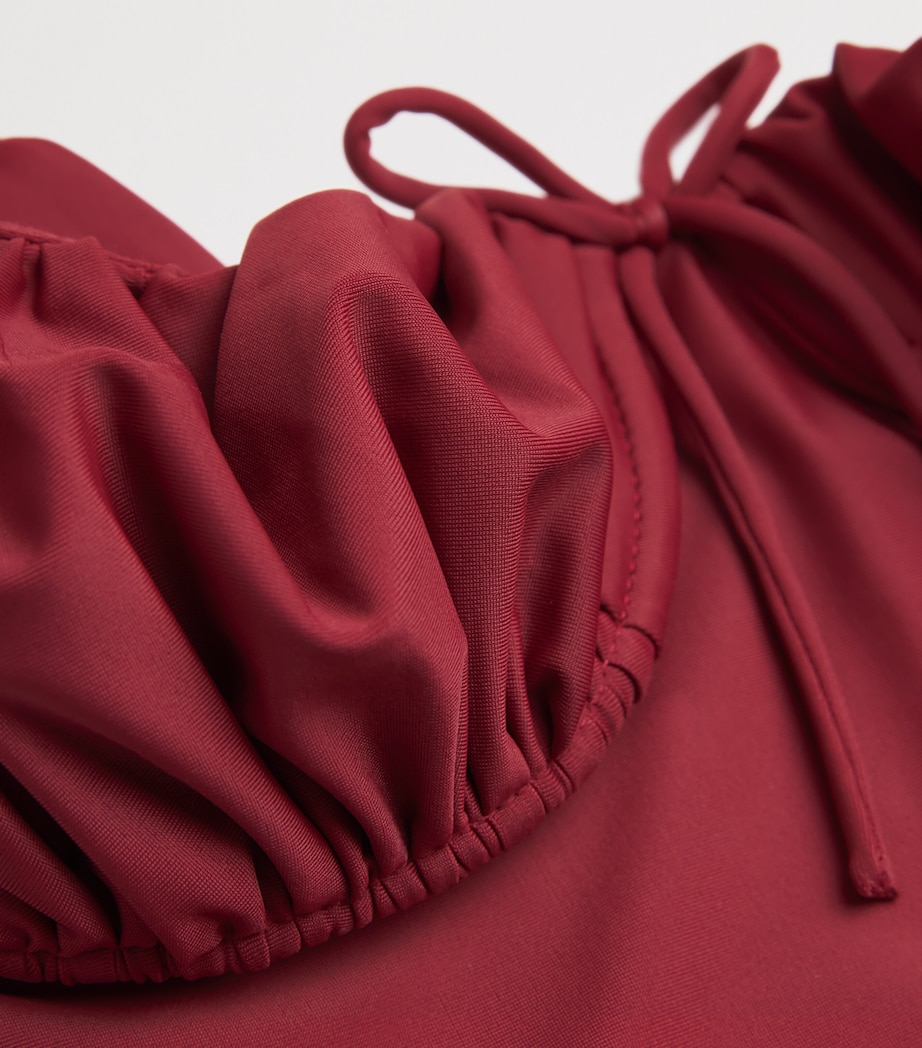 Faithfull The Brand Womens Dinard Swimsuit Porto Red Image 4
