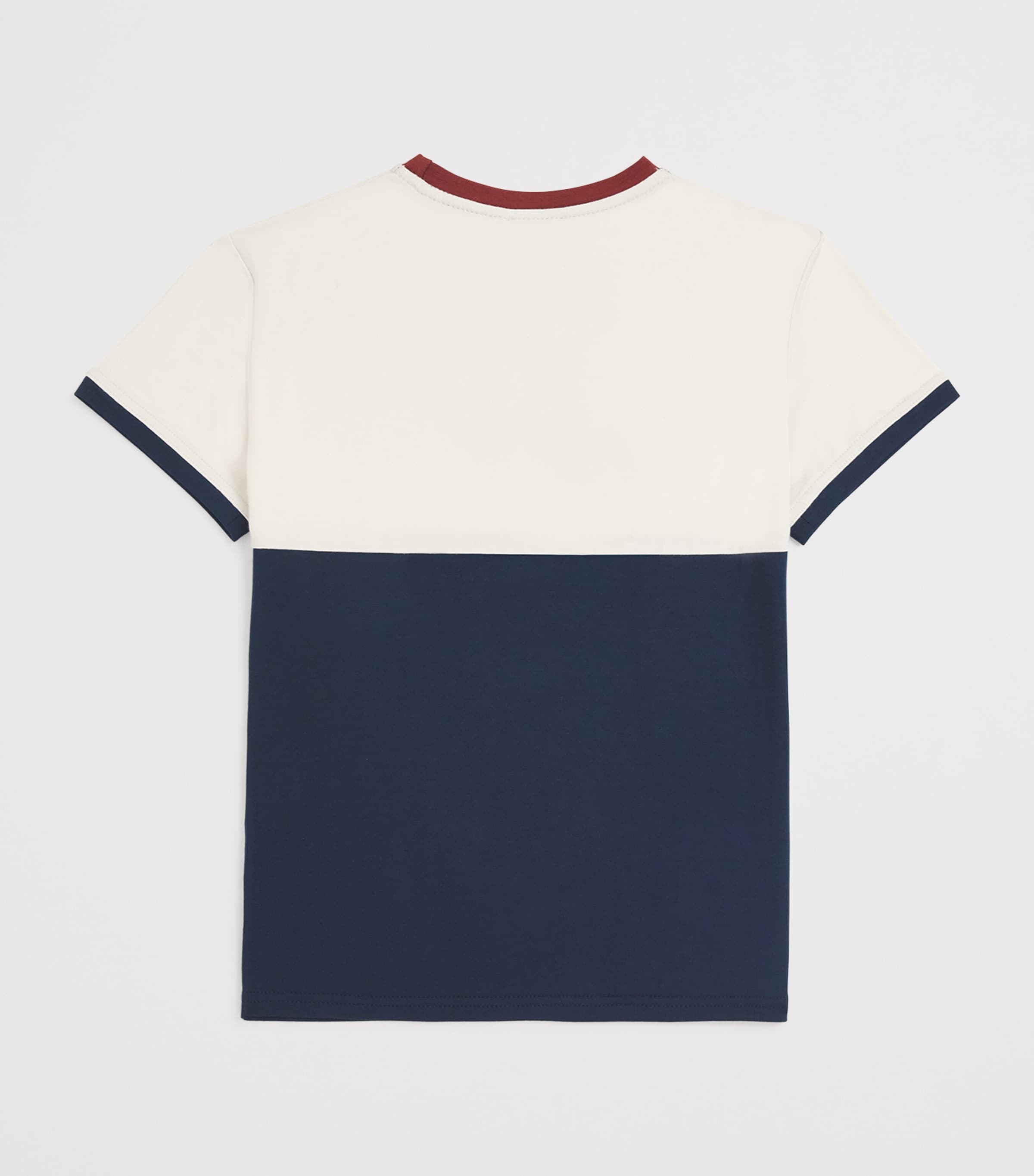 Jersey Puzzle T-Shirt (4-16 Years) NAVY CLUNCH/CLAY Image 2