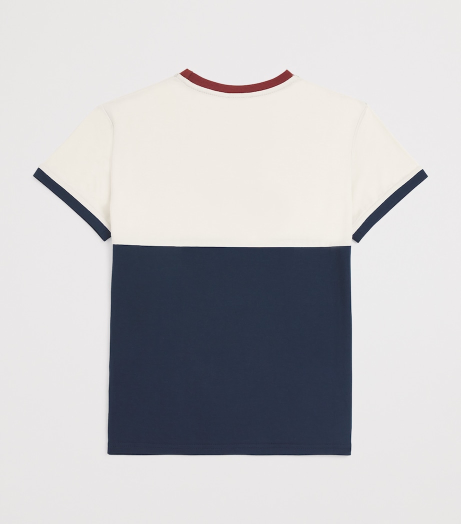 Jersey Puzzle T-Shirt (4-16 Years) NAVY CLUNCH/CLAY Image 2