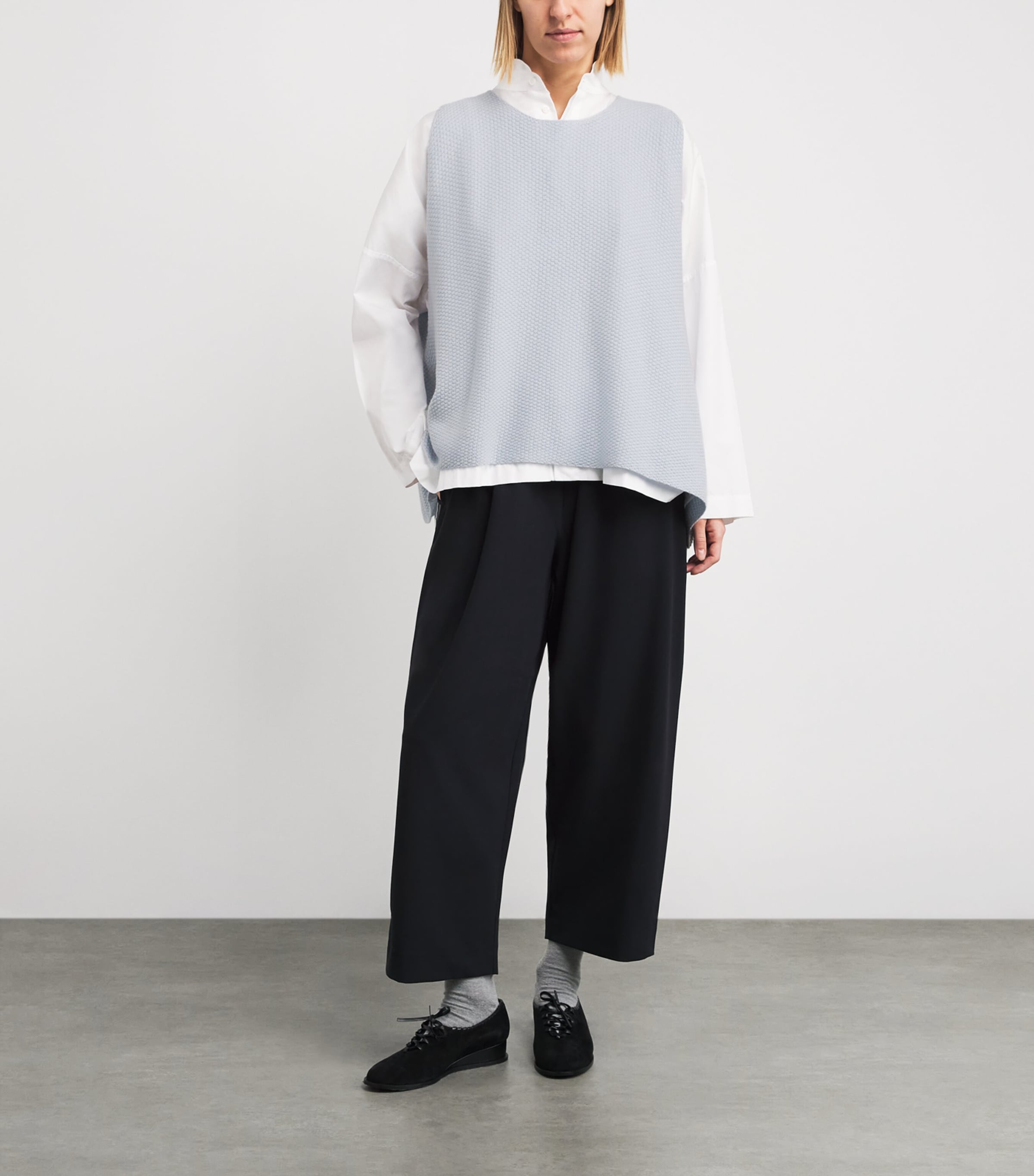 Cashmere A-Line Sweater Vest BRGTNBL Image 2