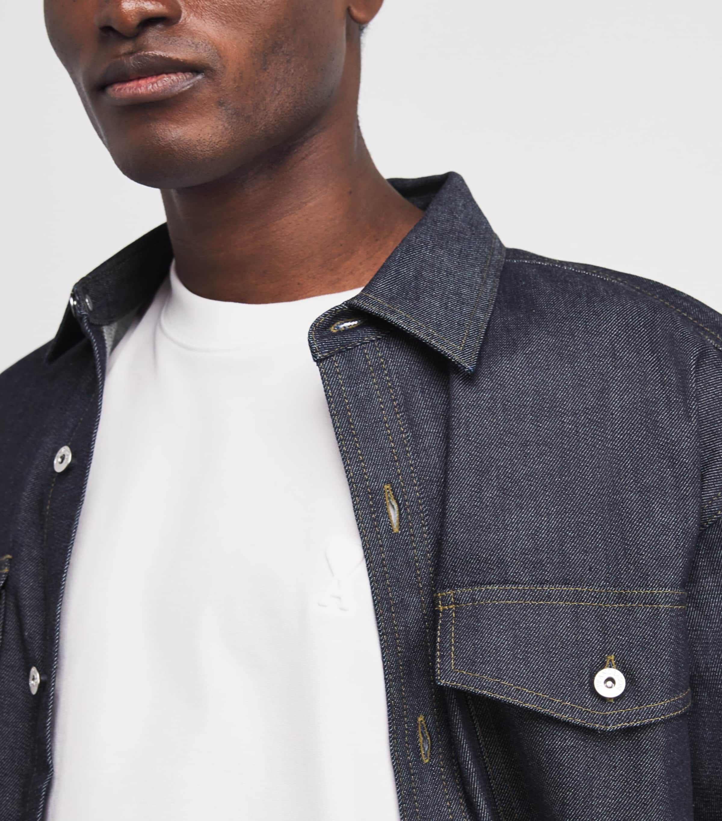 Cotton Embroidered Logo T-Shirt 100 - BLANC Image 6