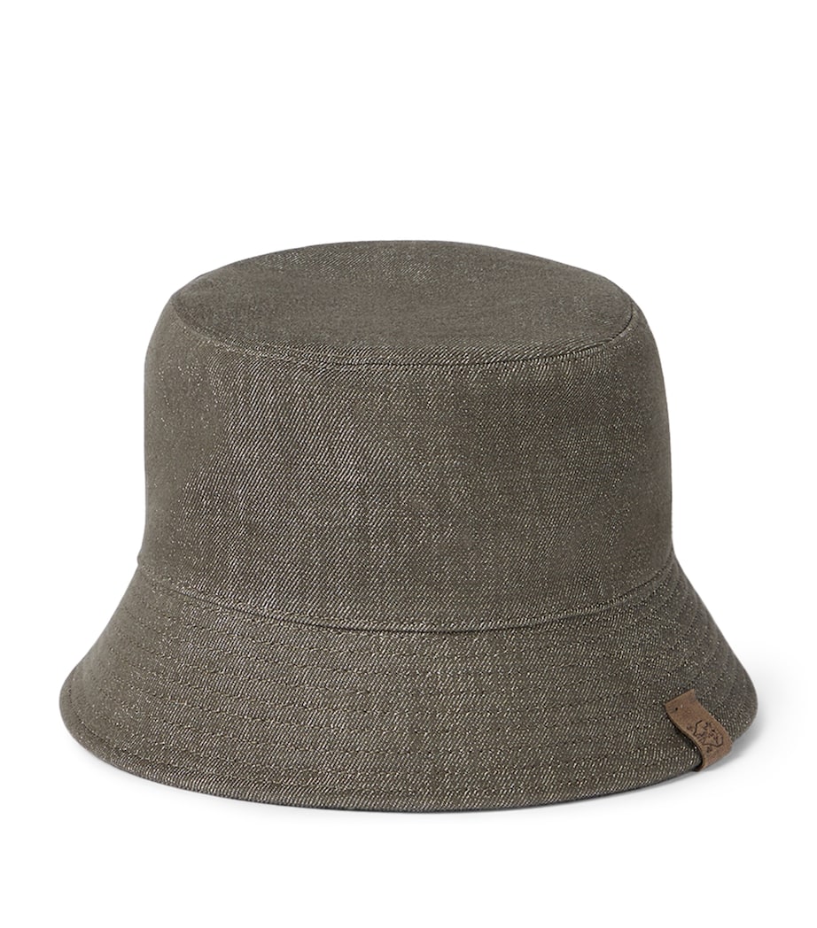 Denim Logo Bucket Hat C004 Image 1